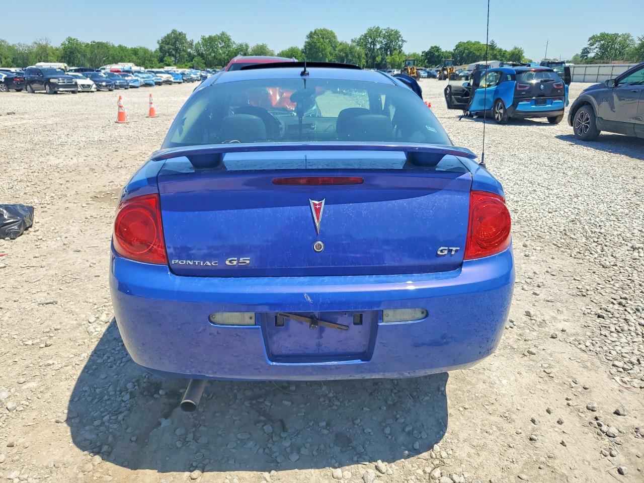 2008 Pontiac G5 Gt Blue vin: 1G2AN18B187124819