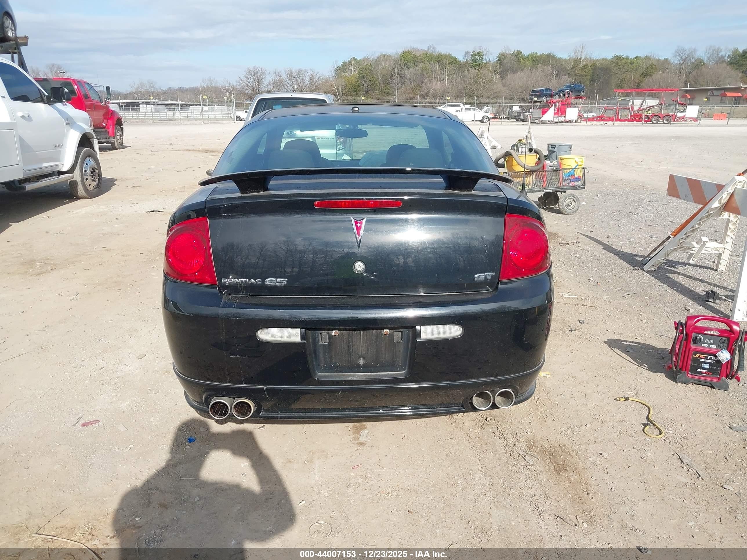 2007 Pontiac G5 Gt Черный vin: 1G2AN18B677335982
