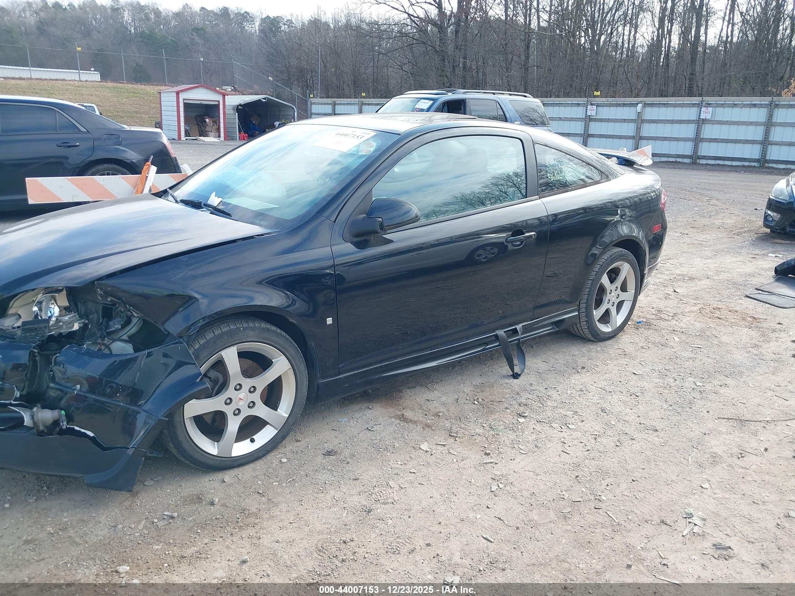 2007 Pontiac G5 Gt Черный vin: 1G2AN18B677335982