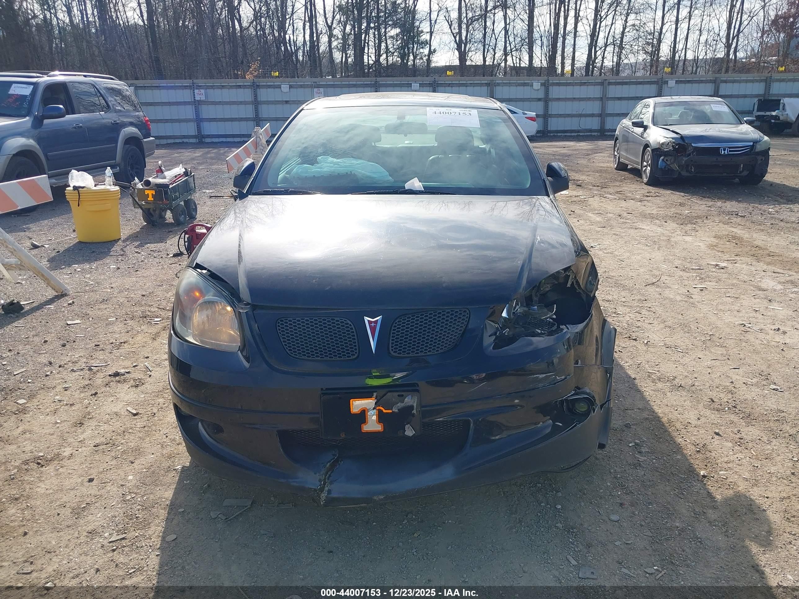 2007 Pontiac G5 Gt Черный vin: 1G2AN18B677335982