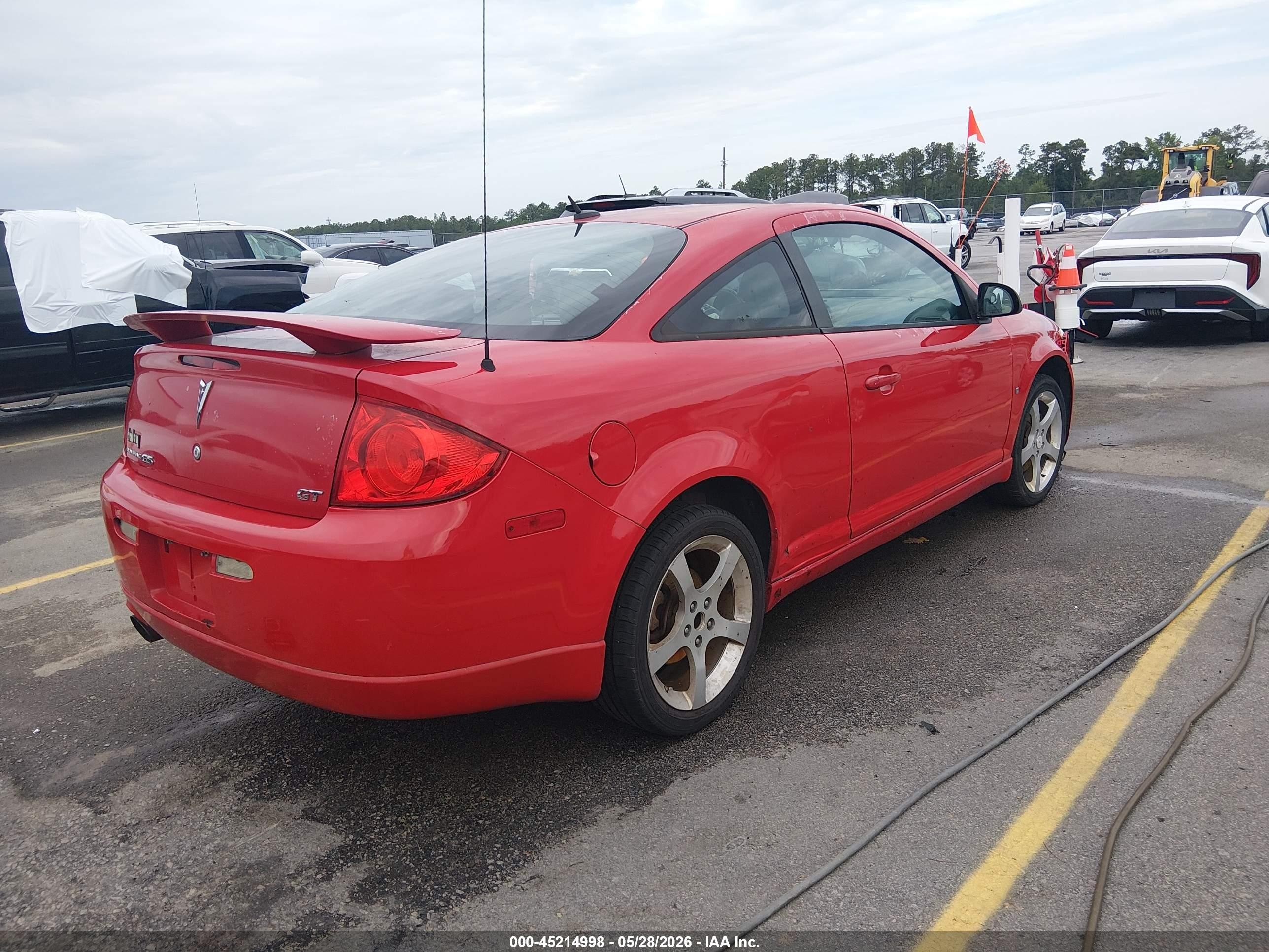 2008 Pontiac G5 Gt Красный vin: 1G2AN18B687142183