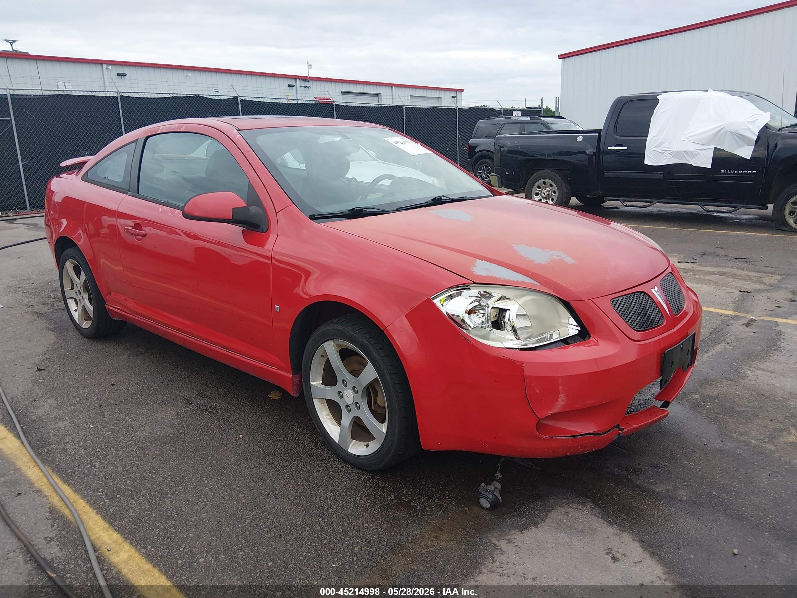2008 Pontiac G5 Gt Красный vin: 1G2AN18B687142183