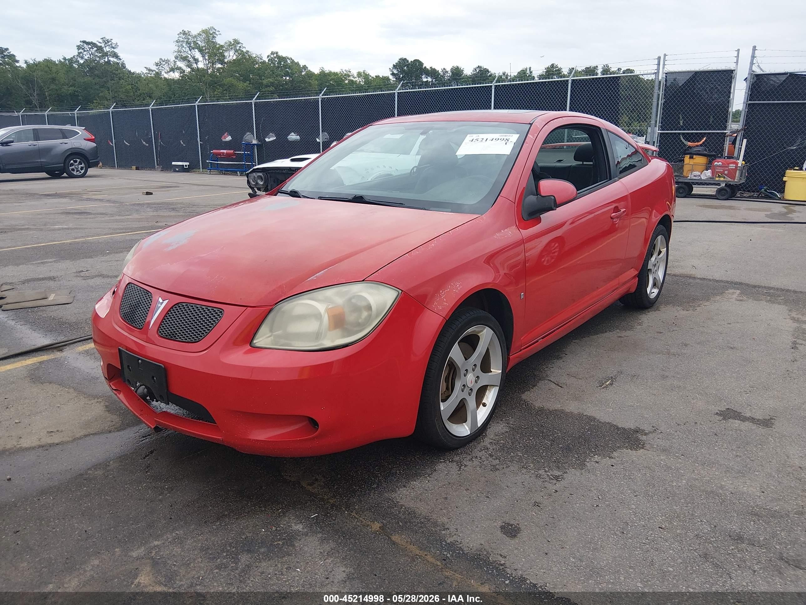 2008 Pontiac G5 Gt Красный vin: 1G2AN18B687142183