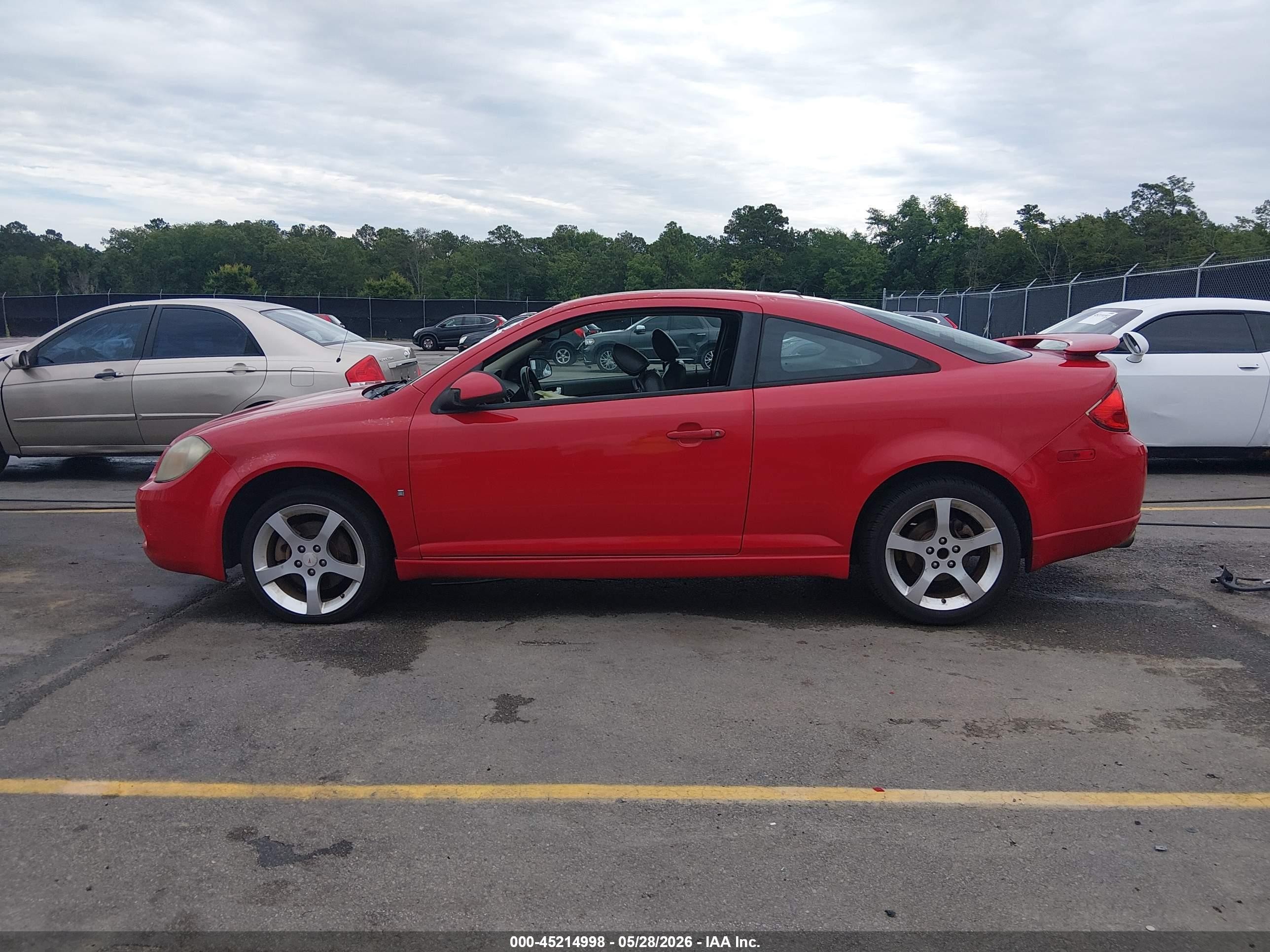2008 Pontiac G5 Gt Красный vin: 1G2AN18B687142183