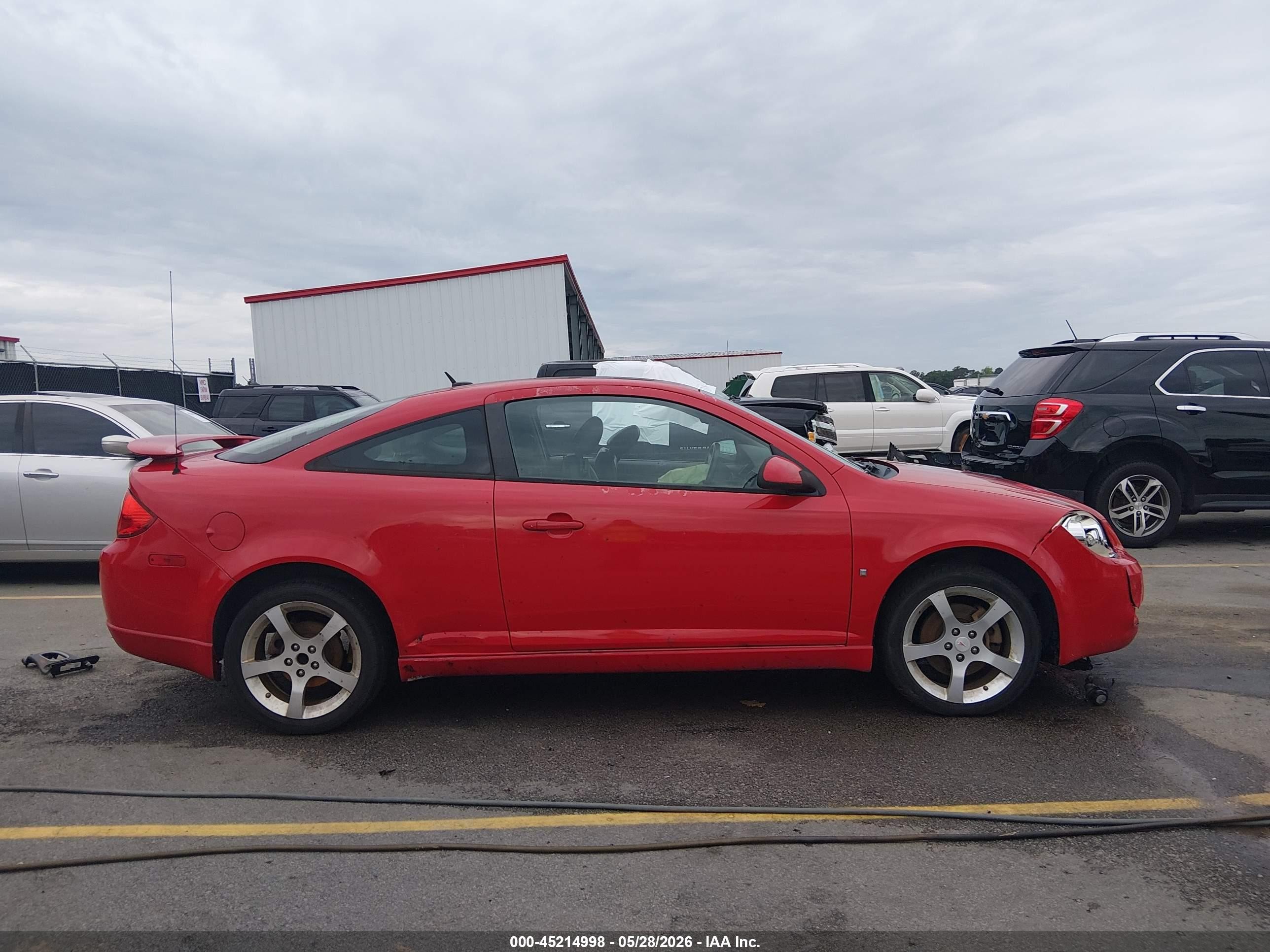 2008 Pontiac G5 Gt Красный vin: 1G2AN18B687142183