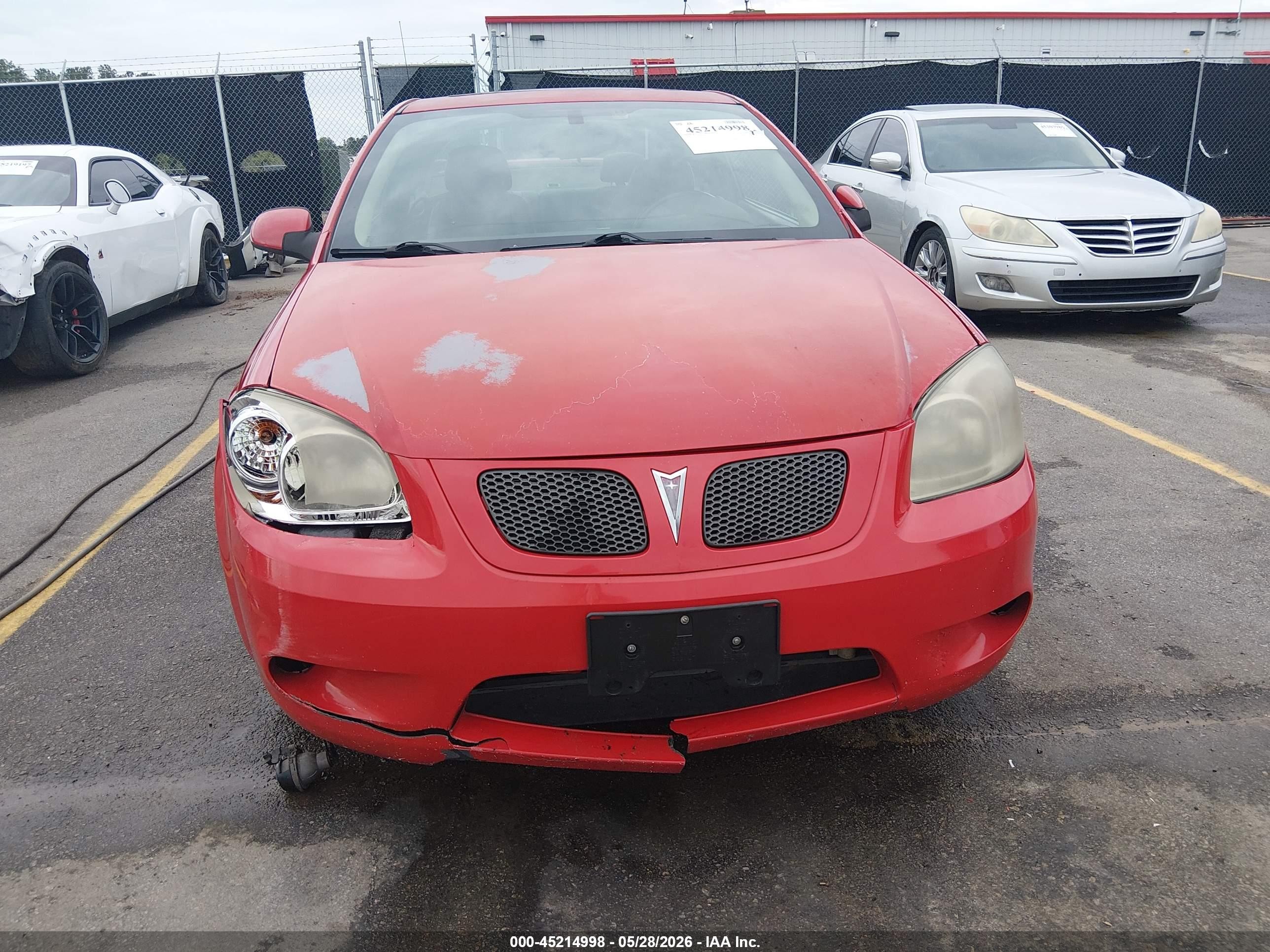 2008 Pontiac G5 Gt Красный vin: 1G2AN18B687142183