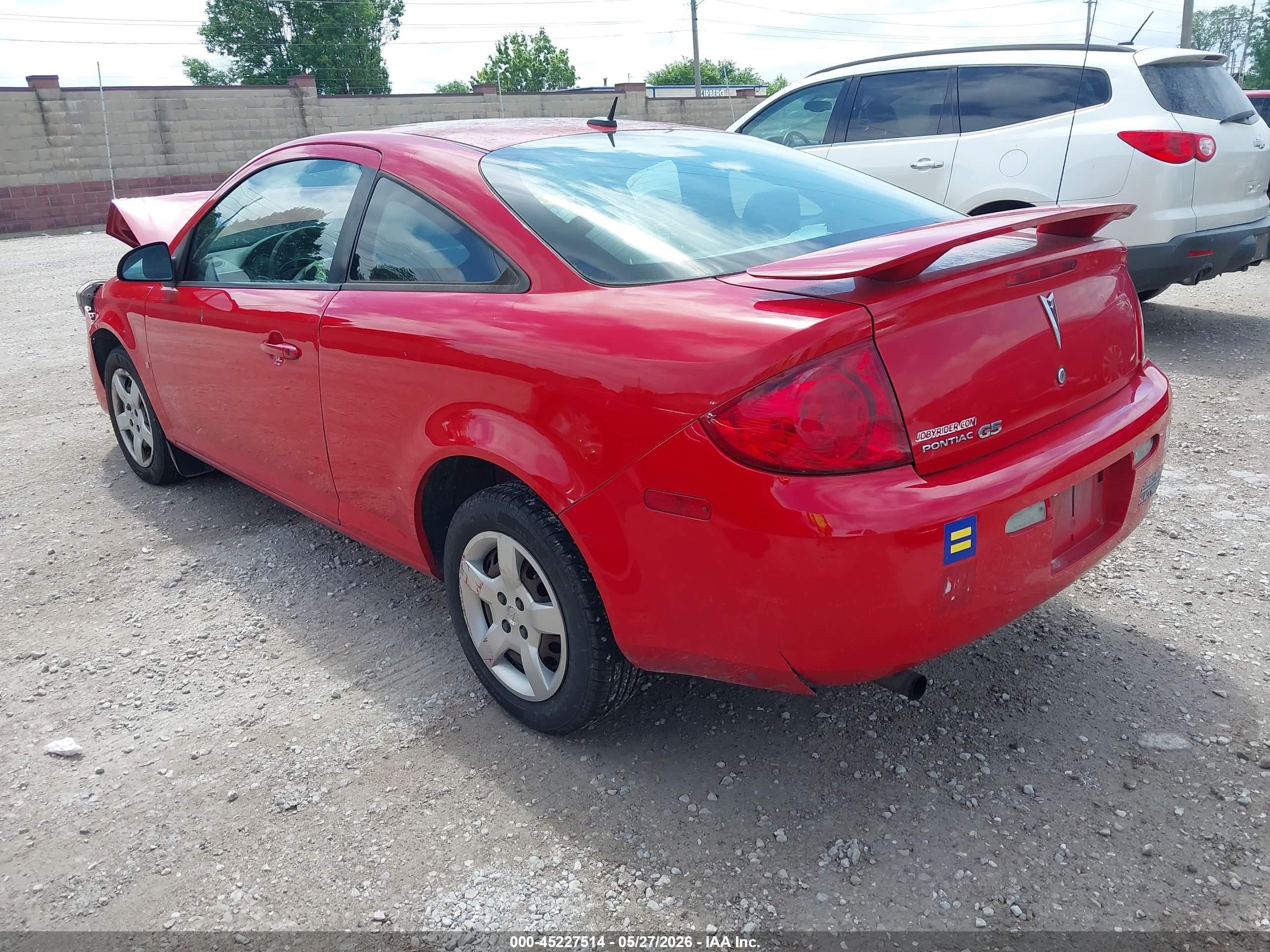 2009 Pontiac G5   Red vin: 1G2AS18H397190237