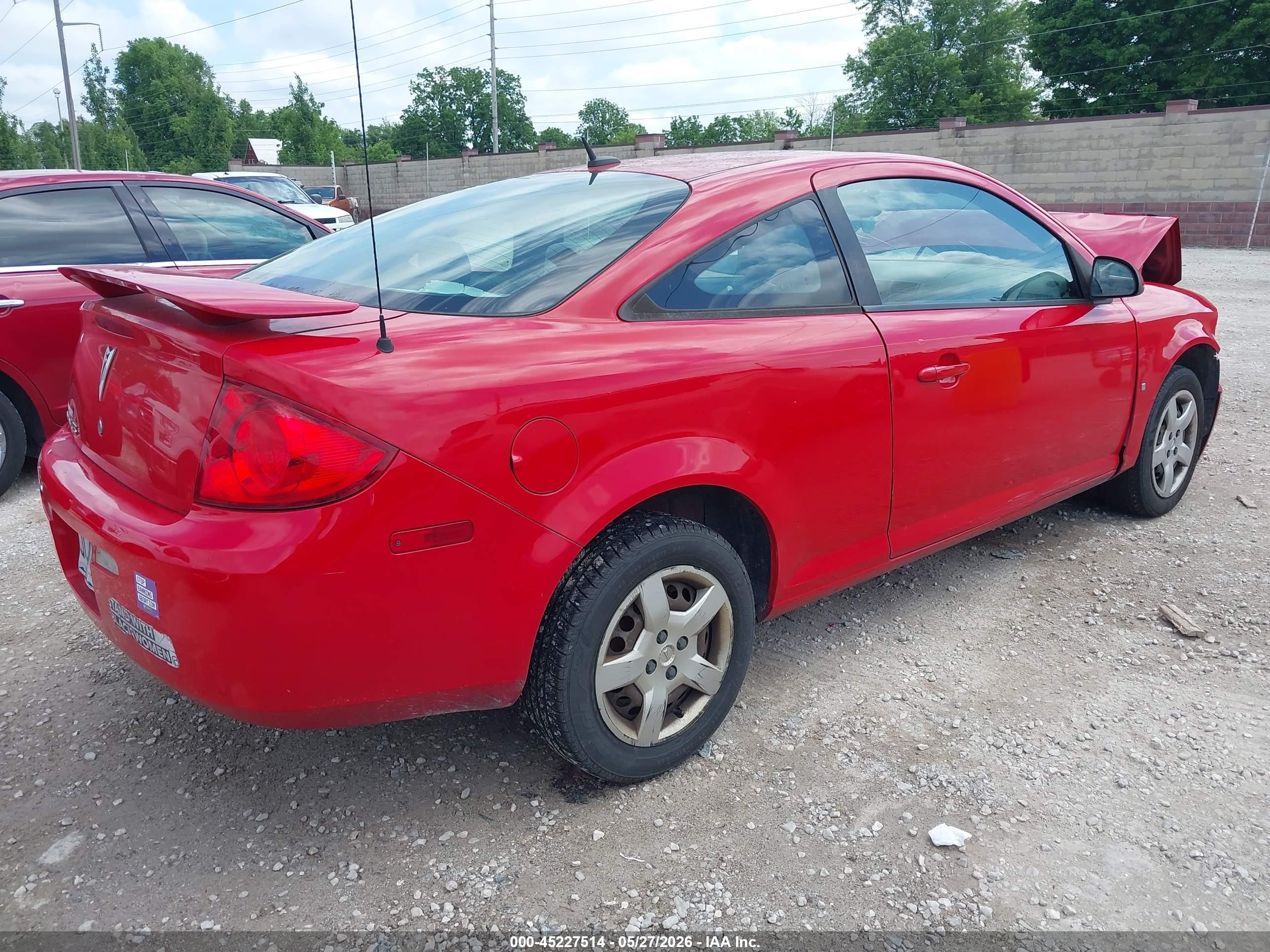 2009 Pontiac G5   Red vin: 1G2AS18H397190237