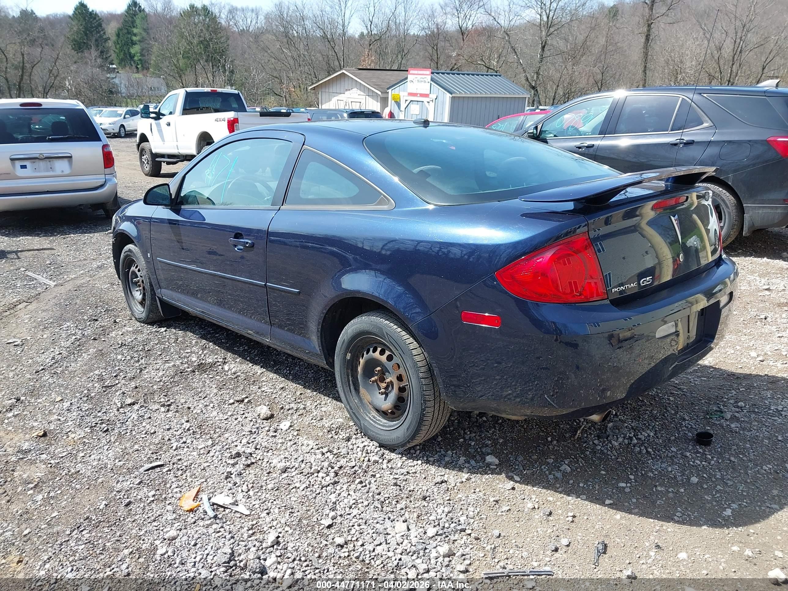 2009 Pontiac G5   Blue vin: 1G2AS18H497203030