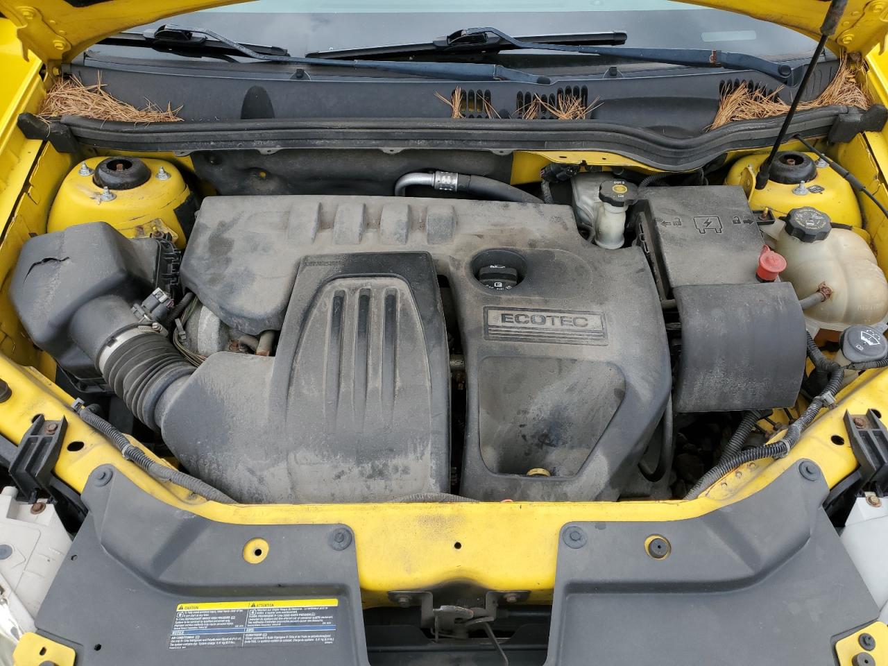 2009 Pontiac G5 Желтый vin: 1G2AS18H897226049