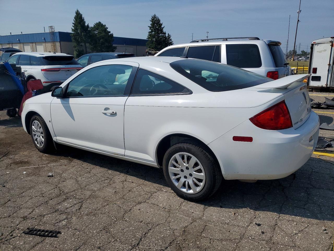 2009 Pontiac G5 White vin: 1G2AS18HX97132674