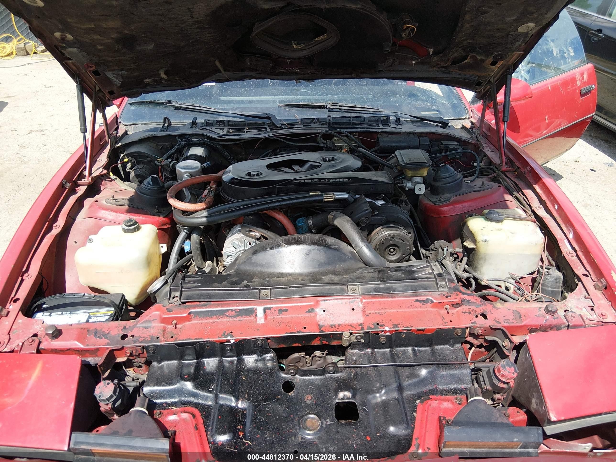1982 Pontiac Firebird Trans Am Red vin: 1G2AW8775CL542321
