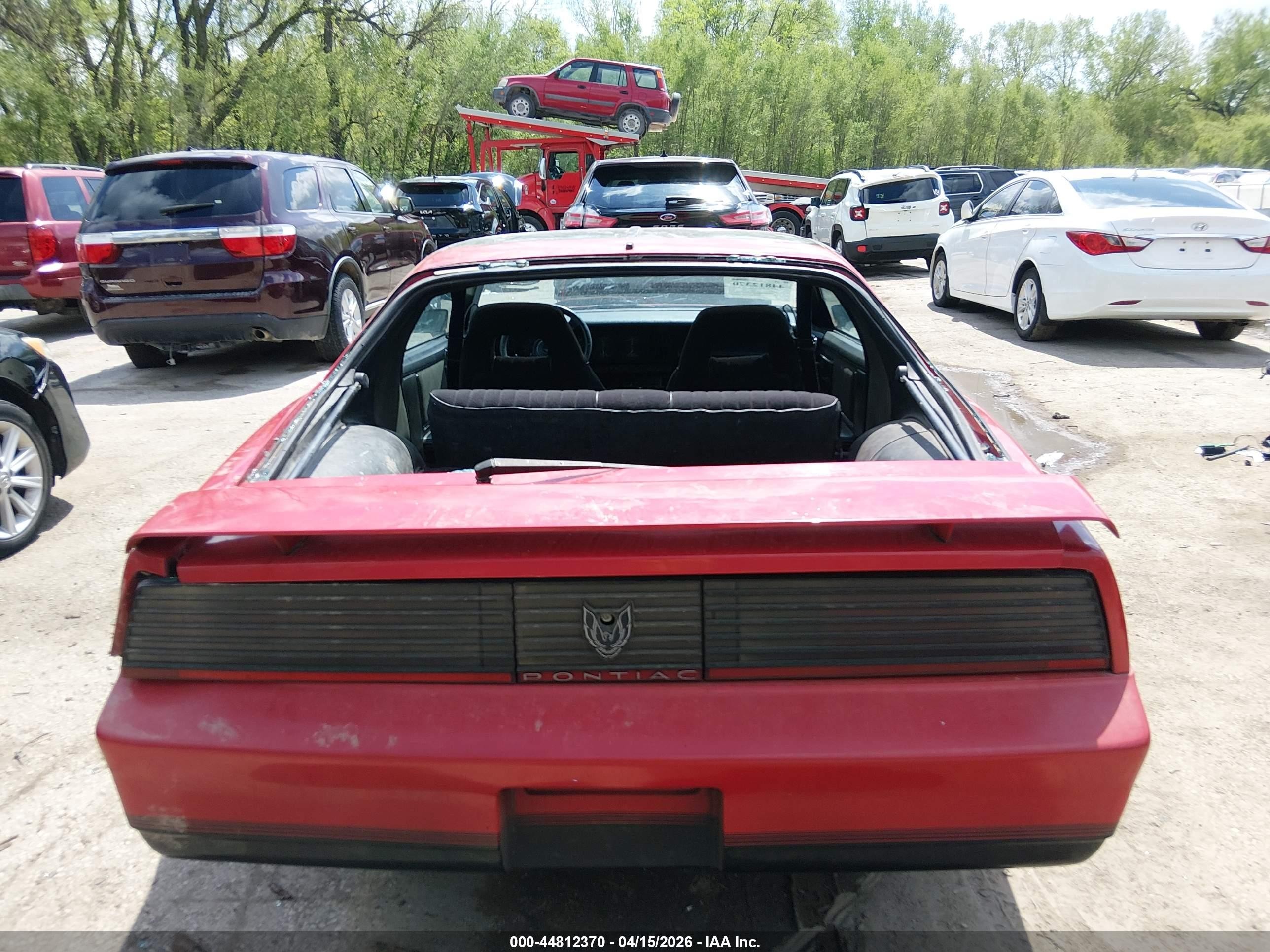 1982 Pontiac Firebird Trans Am Red vin: 1G2AW8775CL542321