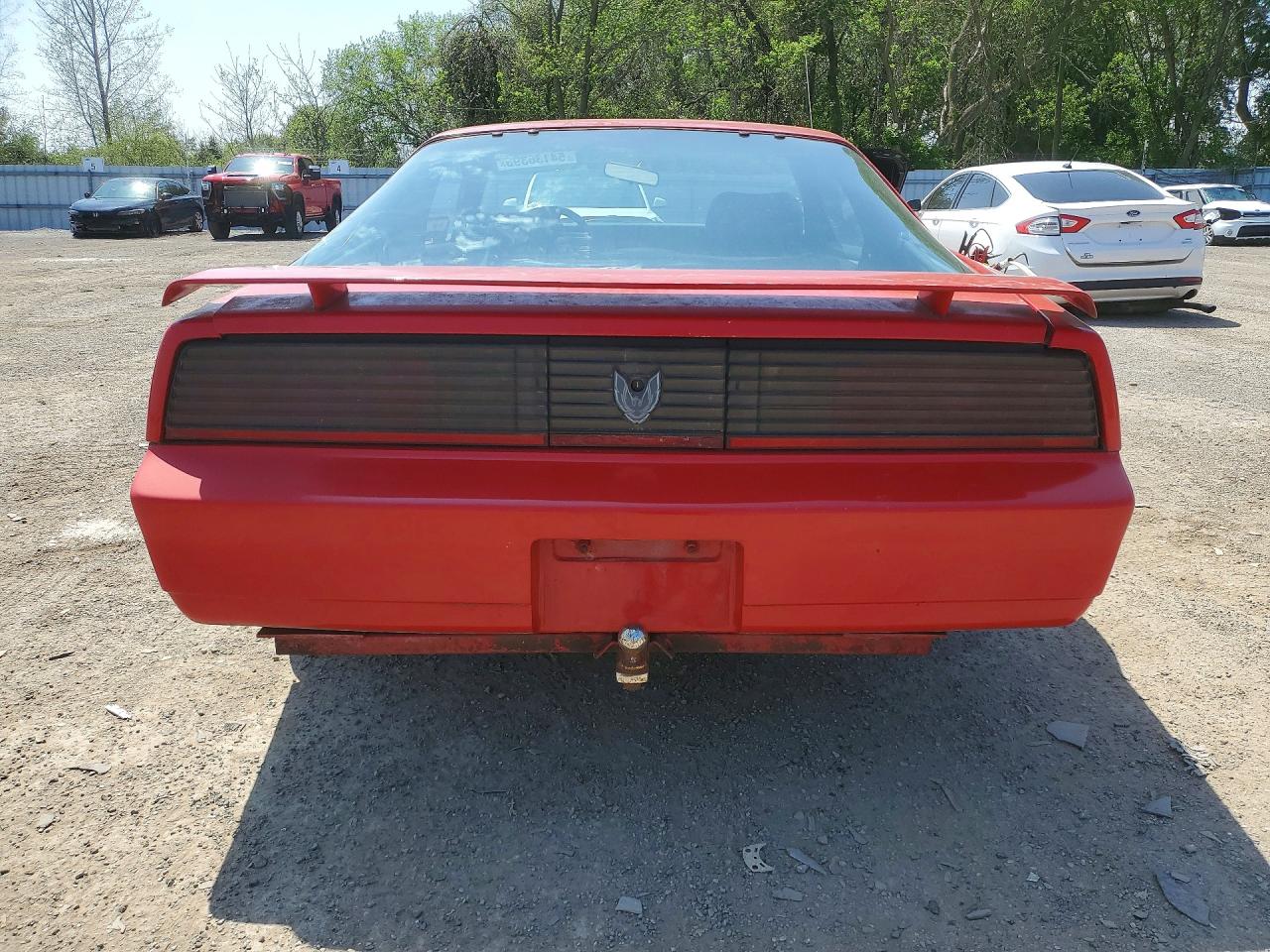 1984 Pontiac Firebird Trans Am Red vin: 1G2AW87H3EN247380