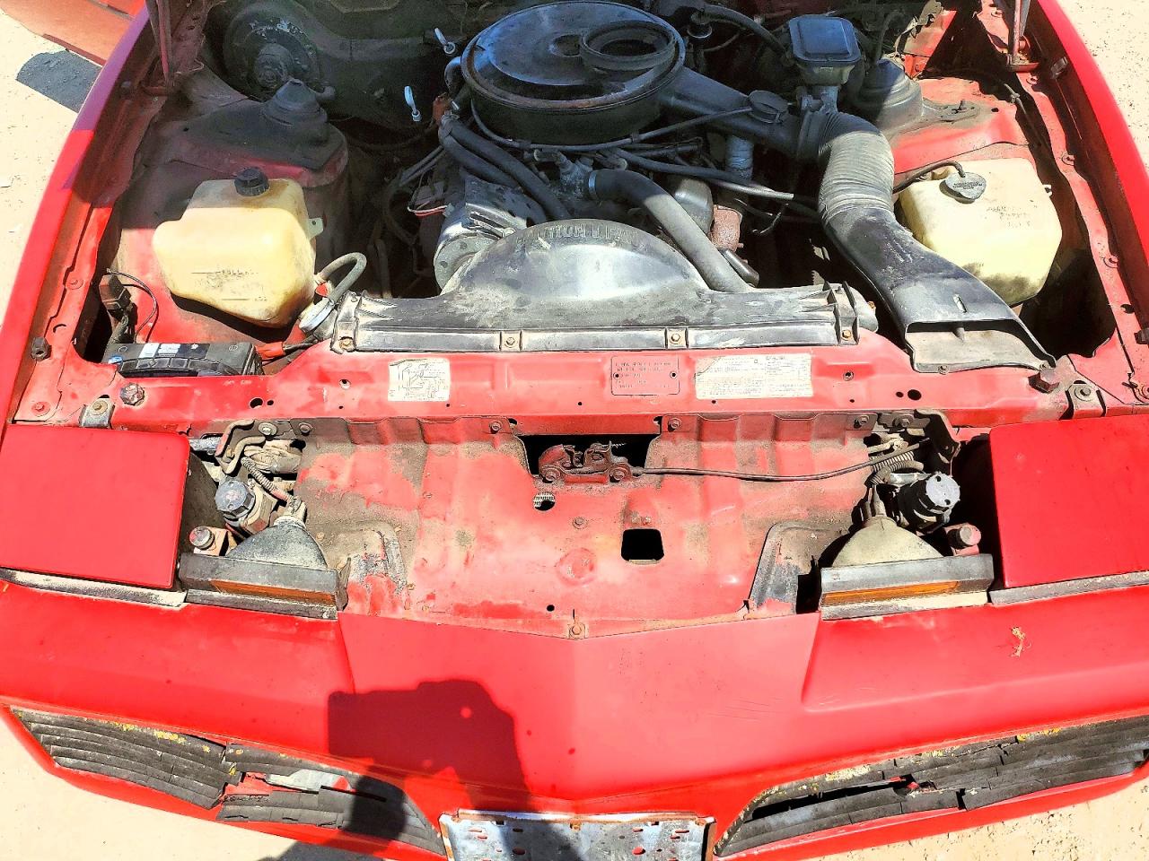 1984 Pontiac Firebird Trans Am Red vin: 1G2AW87H3EN247380
