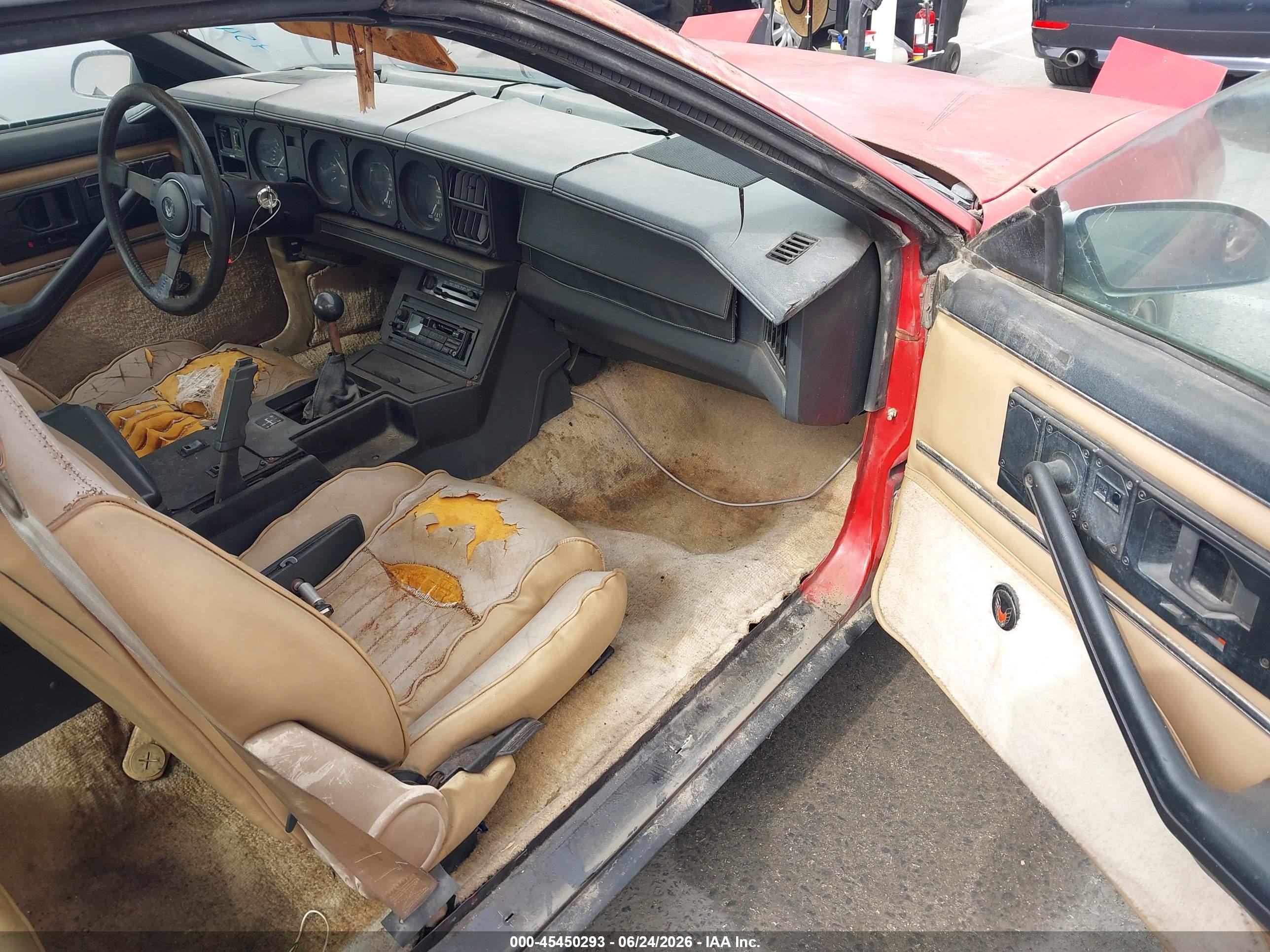 1982 Pontiac Firebird Trans Am Red vin: 1G2AW87H5CL533160