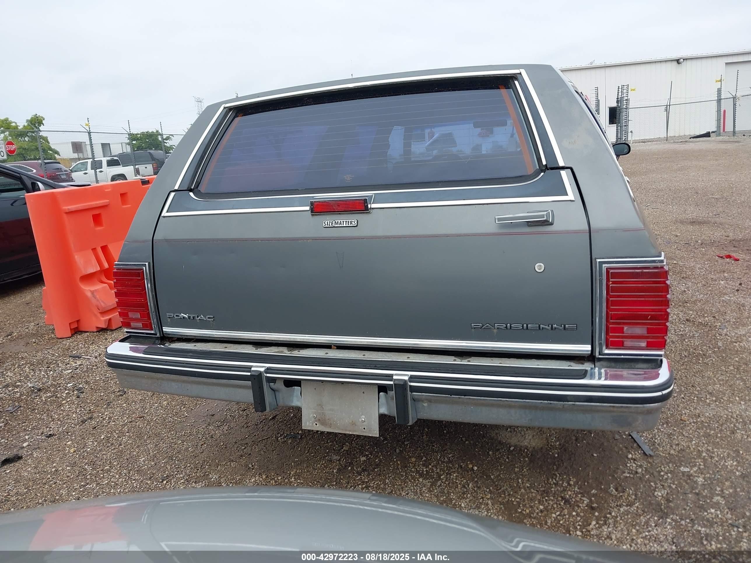 1986 Pontiac Parisienne   Gray vin: 1G2BL35Y9GX239990