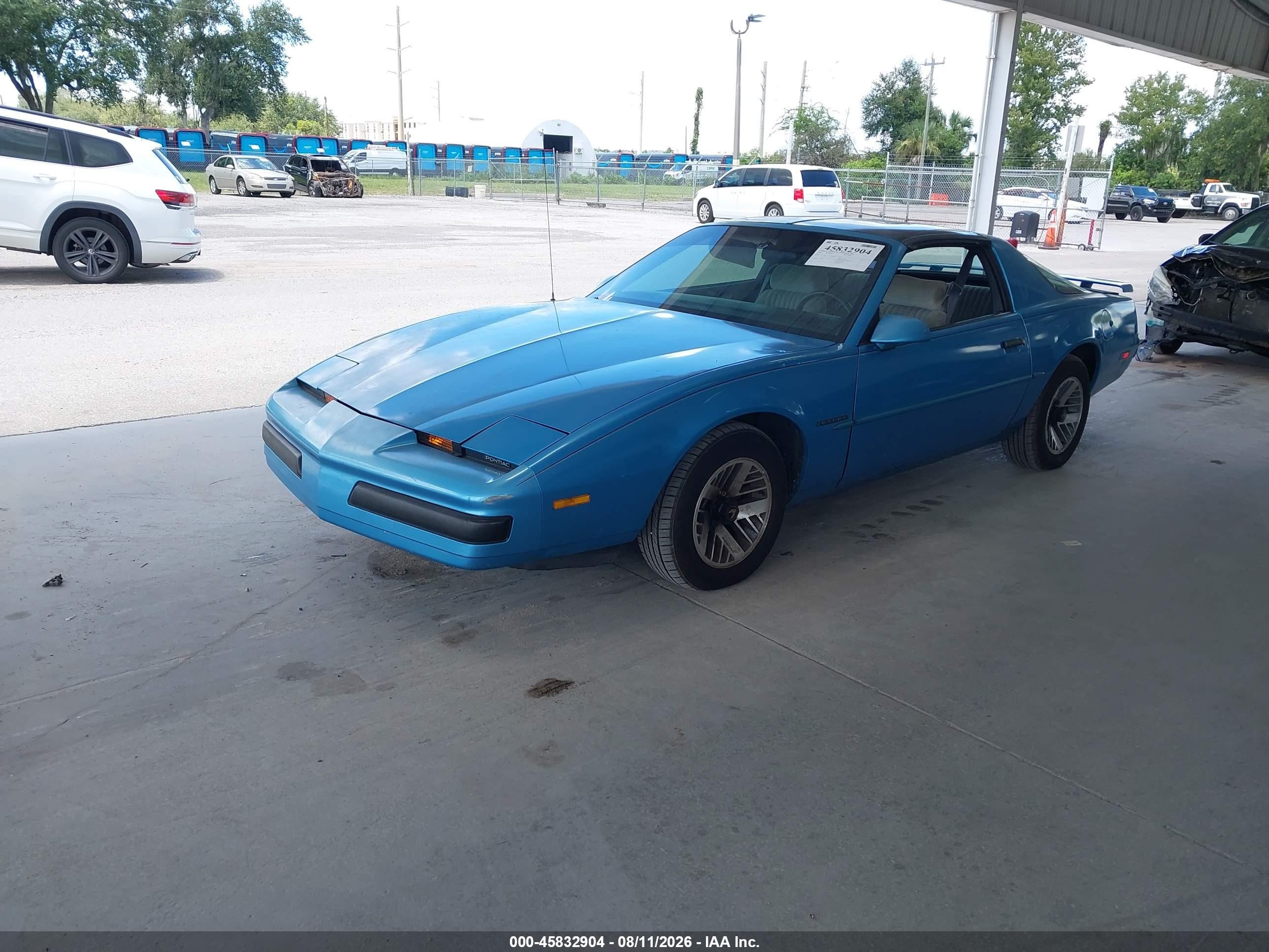 1989 Pontiac Firebird Formula Blue vin: 1G2FS21E1KL218738