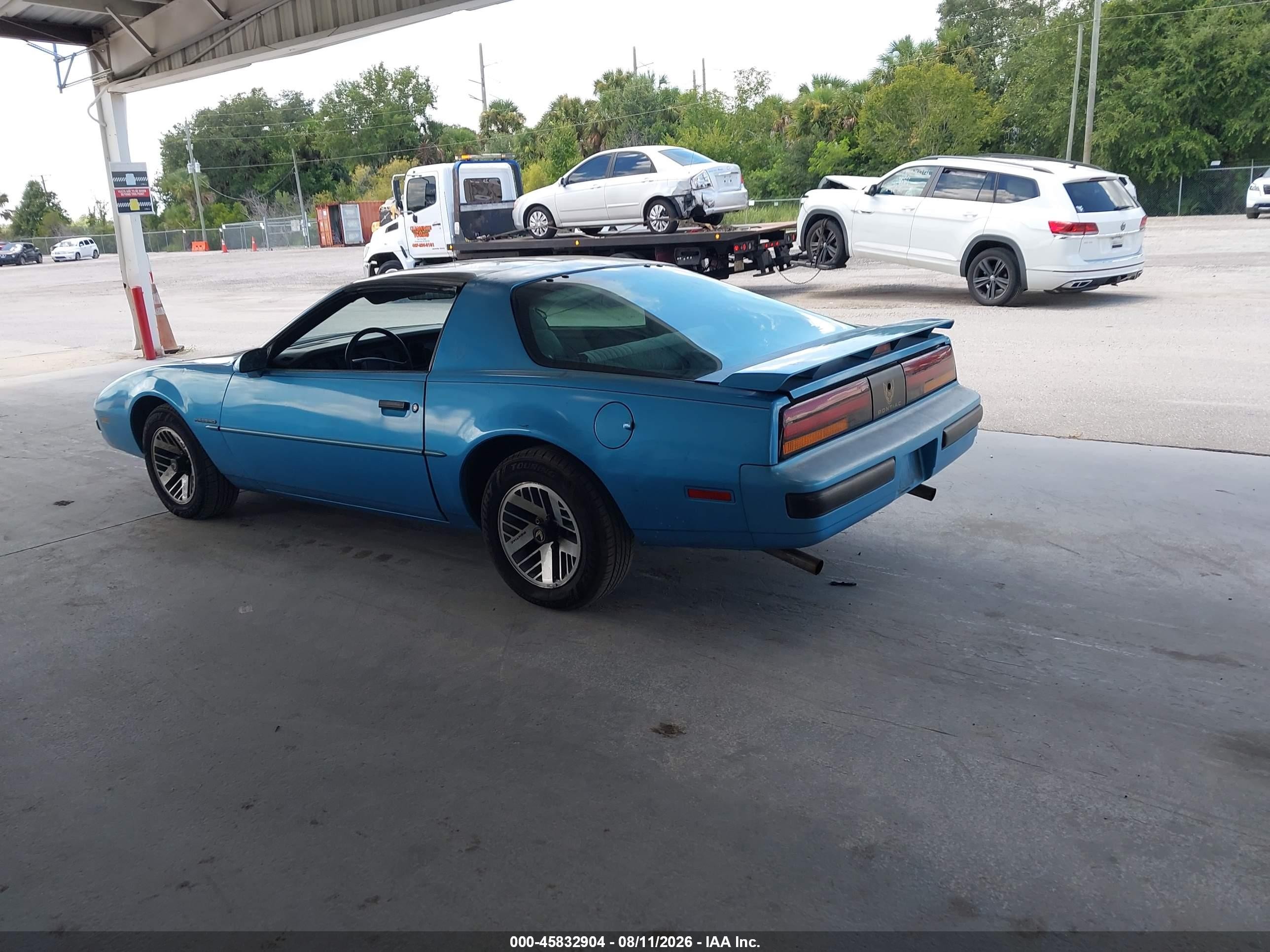 1989 Pontiac Firebird Formula Blue vin: 1G2FS21E1KL218738