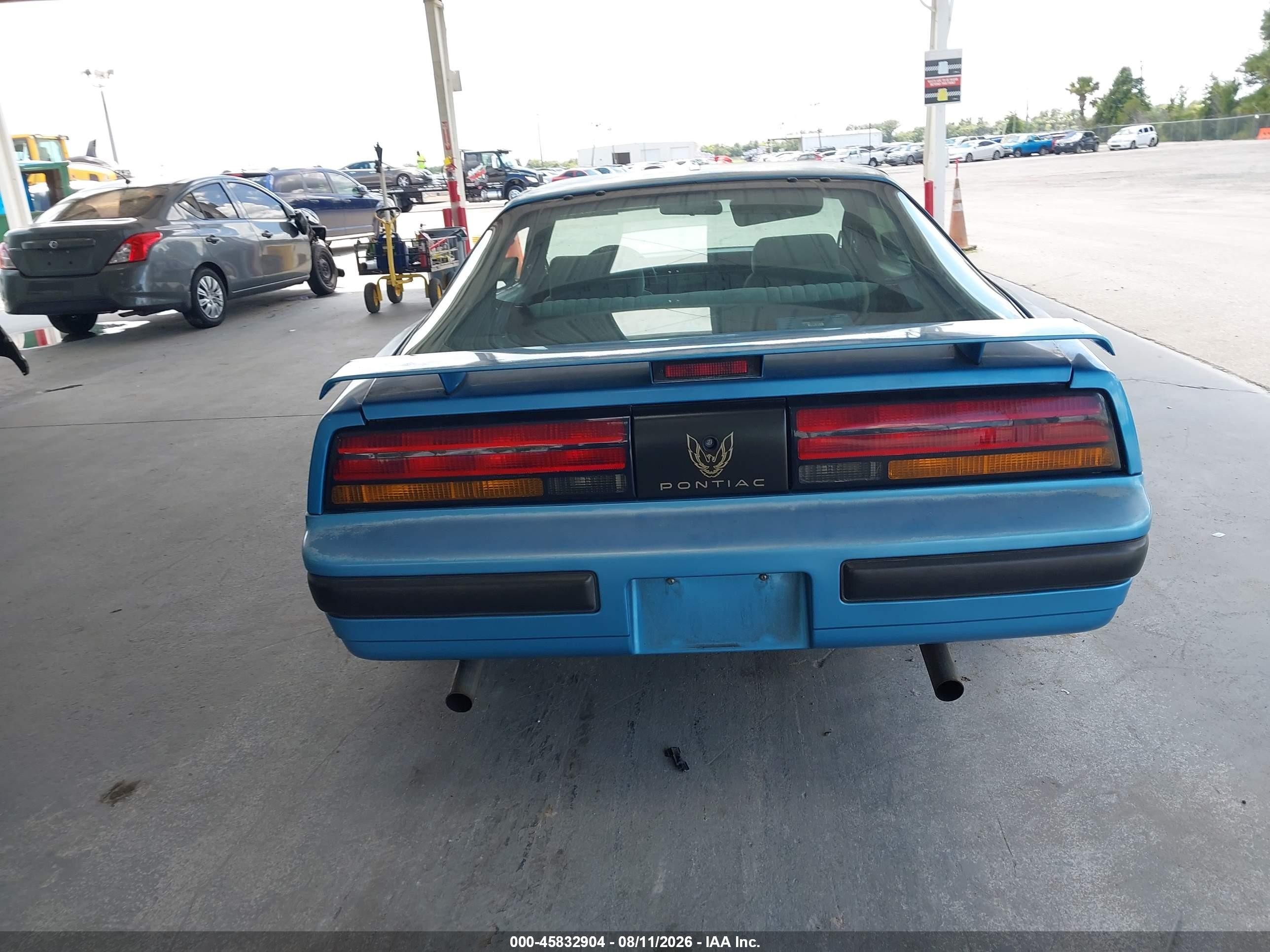 1989 Pontiac Firebird Formula Blue vin: 1G2FS21E1KL218738