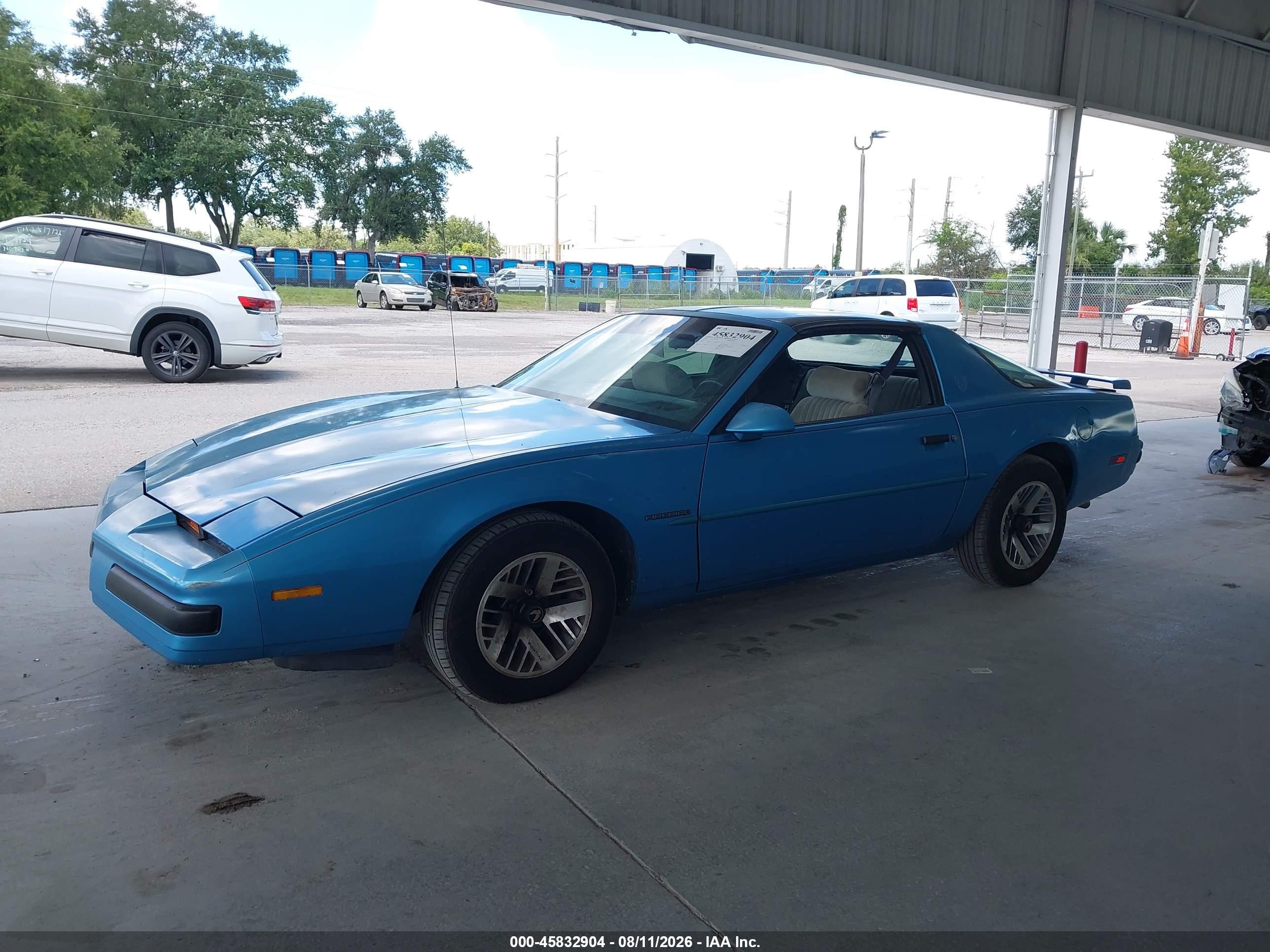 1989 Pontiac Firebird Formula Blue vin: 1G2FS21E1KL218738
