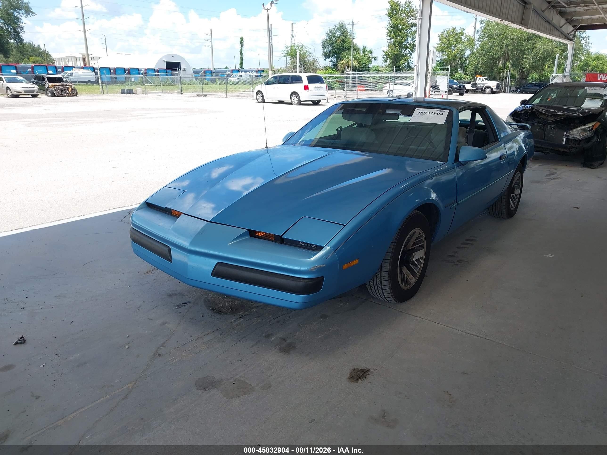 1989 Pontiac Firebird Formula Blue vin: 1G2FS21E1KL218738