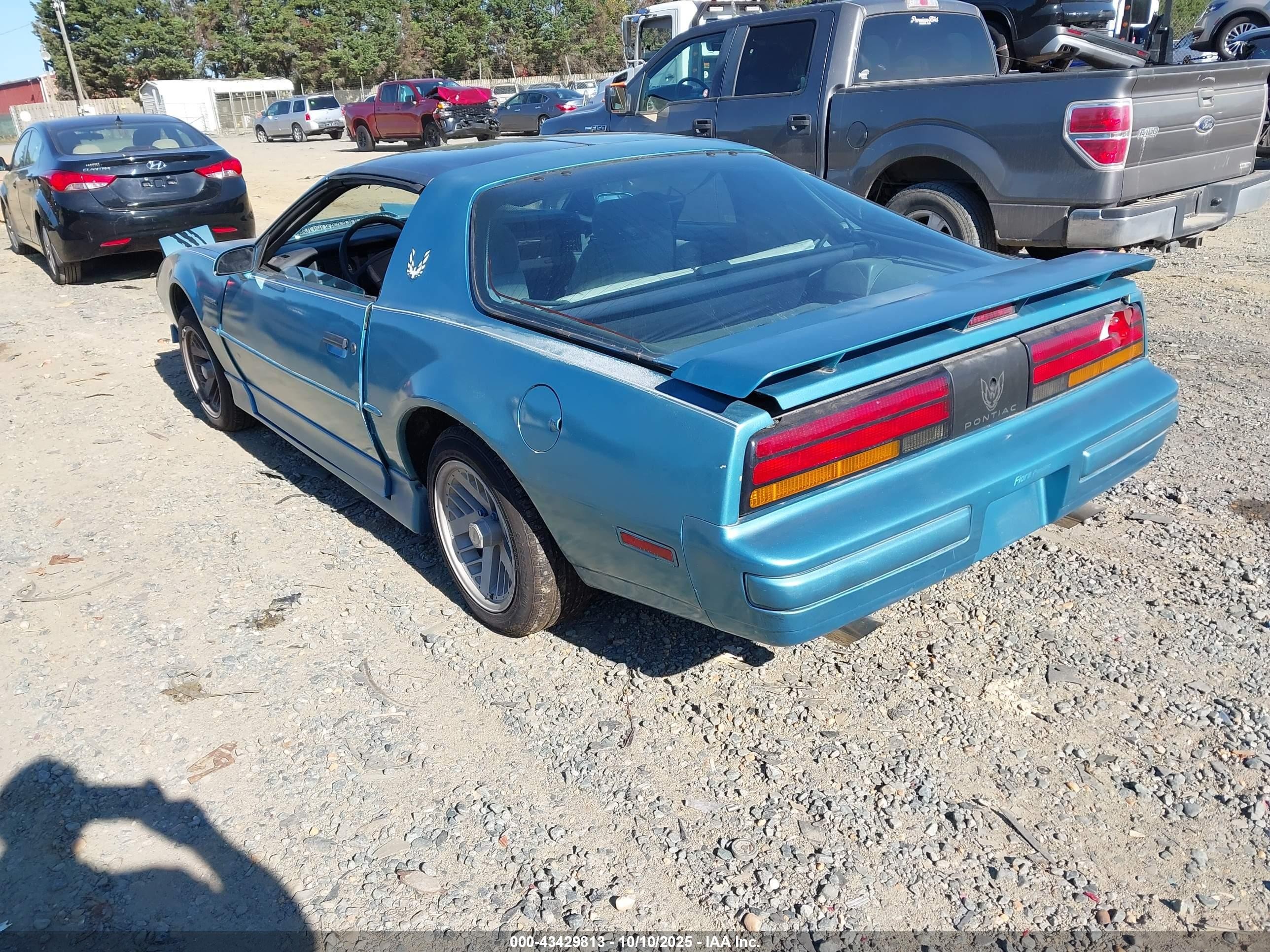 1989 Pontiac Firebird Formula Blue vin: 1G2FS21E6KL228116