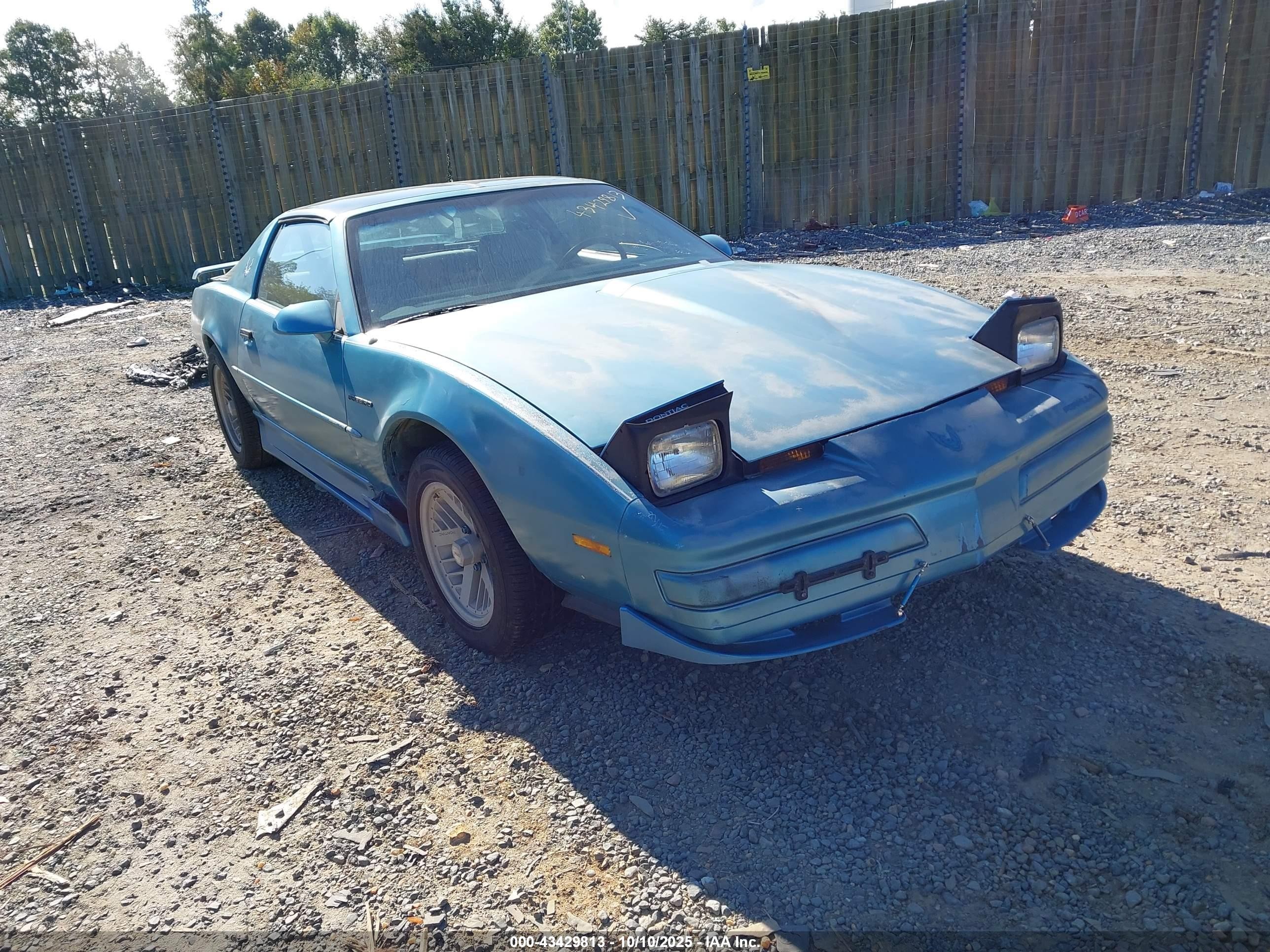1989 Pontiac Firebird Formula Blue vin: 1G2FS21E6KL228116