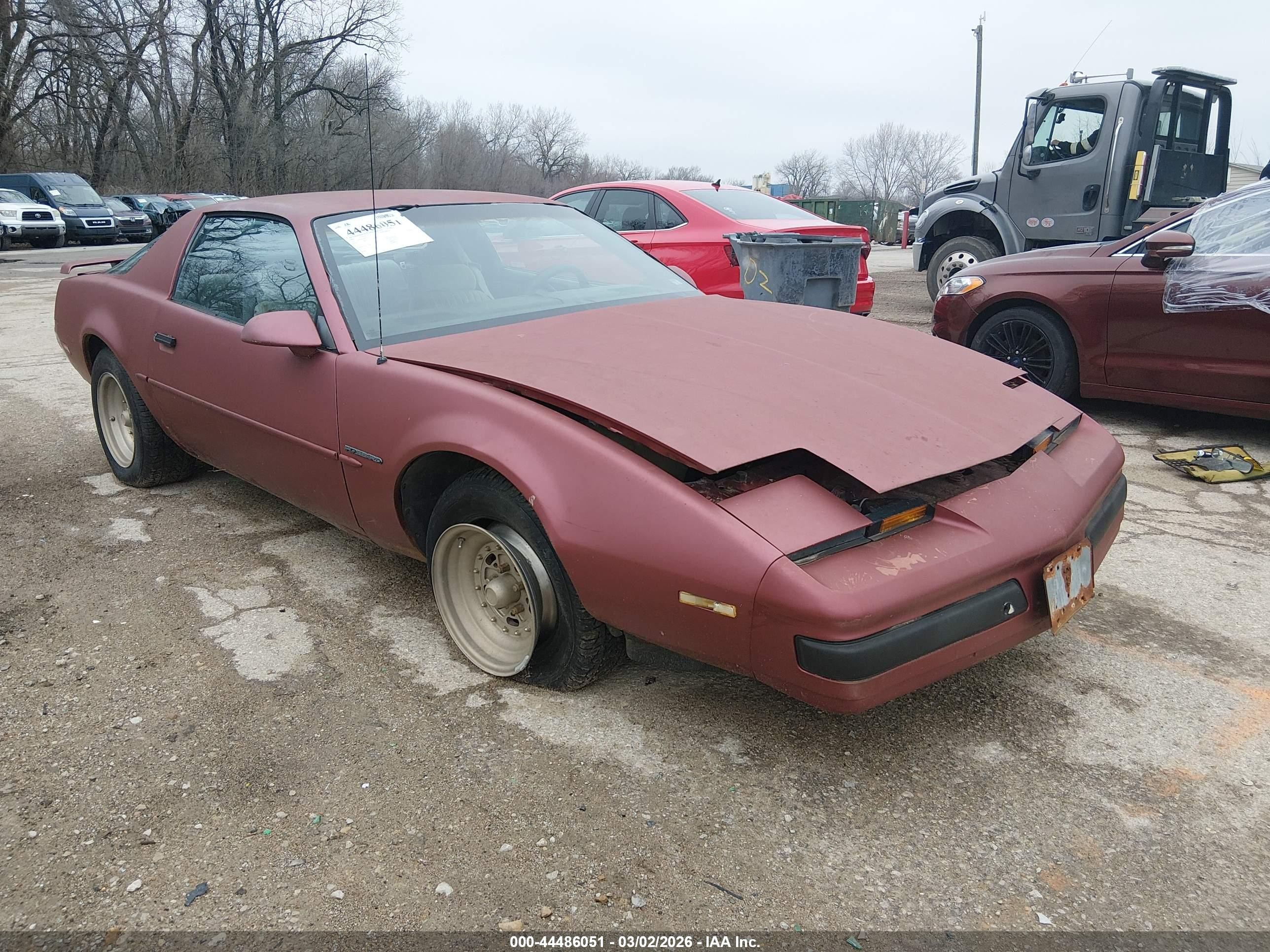 1989 Pontiac Firebird Formula Красный vin: 1G2FS21EXKL242746