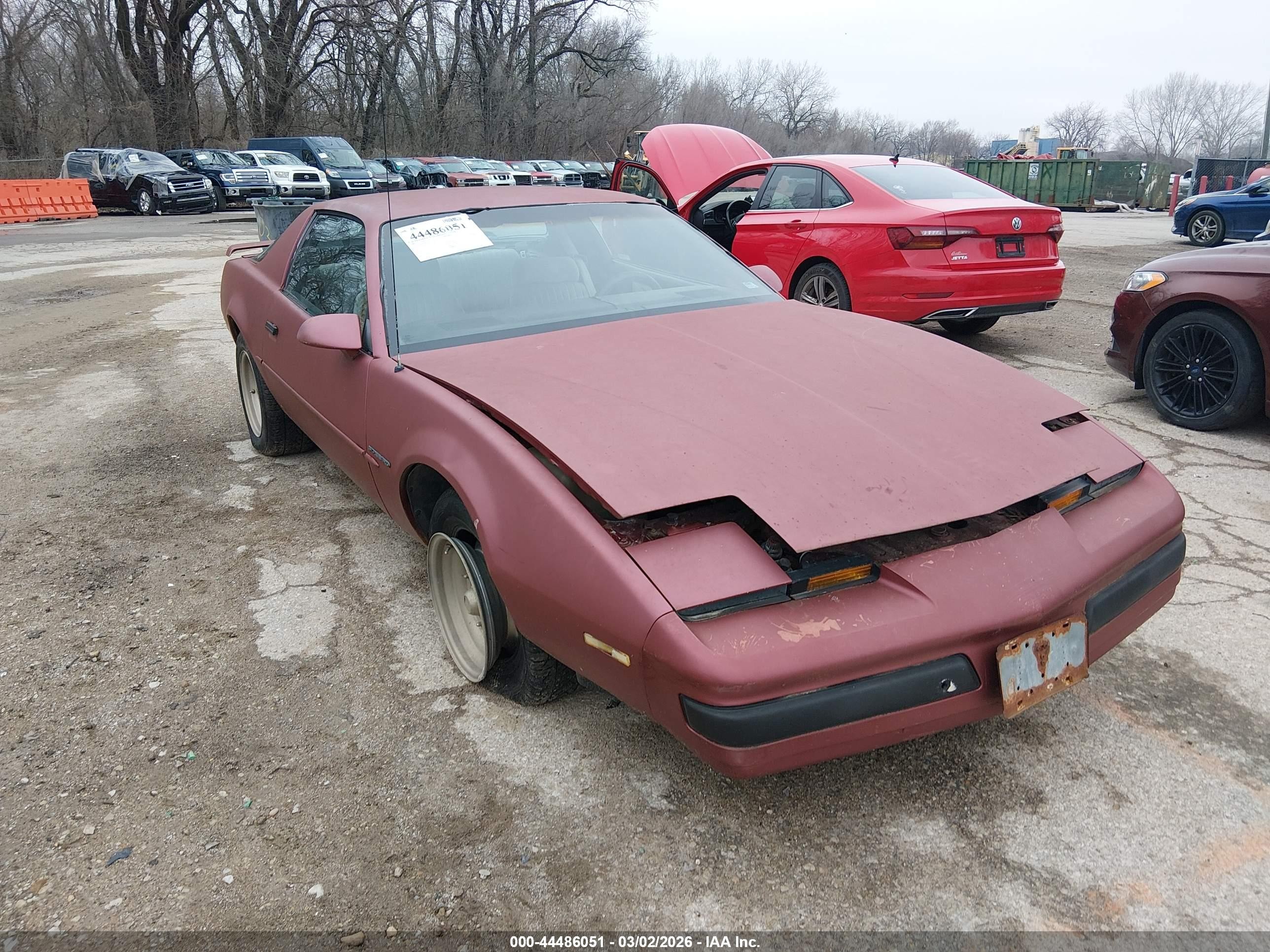 1989 Pontiac Firebird Formula Red vin: 1G2FS21EXKL242746