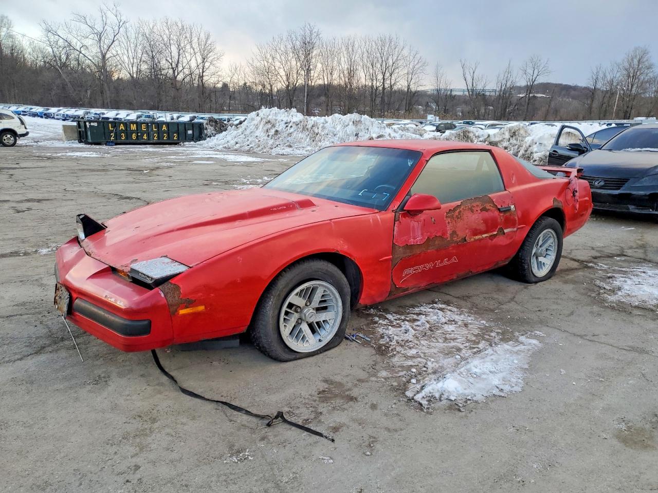 1988 Pontiac Firebird Красный vin: 1G2FS21F1JL262228