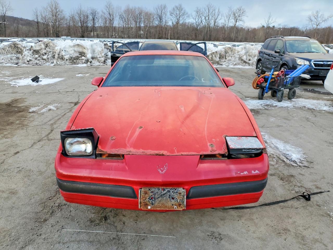 1988 Pontiac Firebird Red vin: 1G2FS21F1JL262228