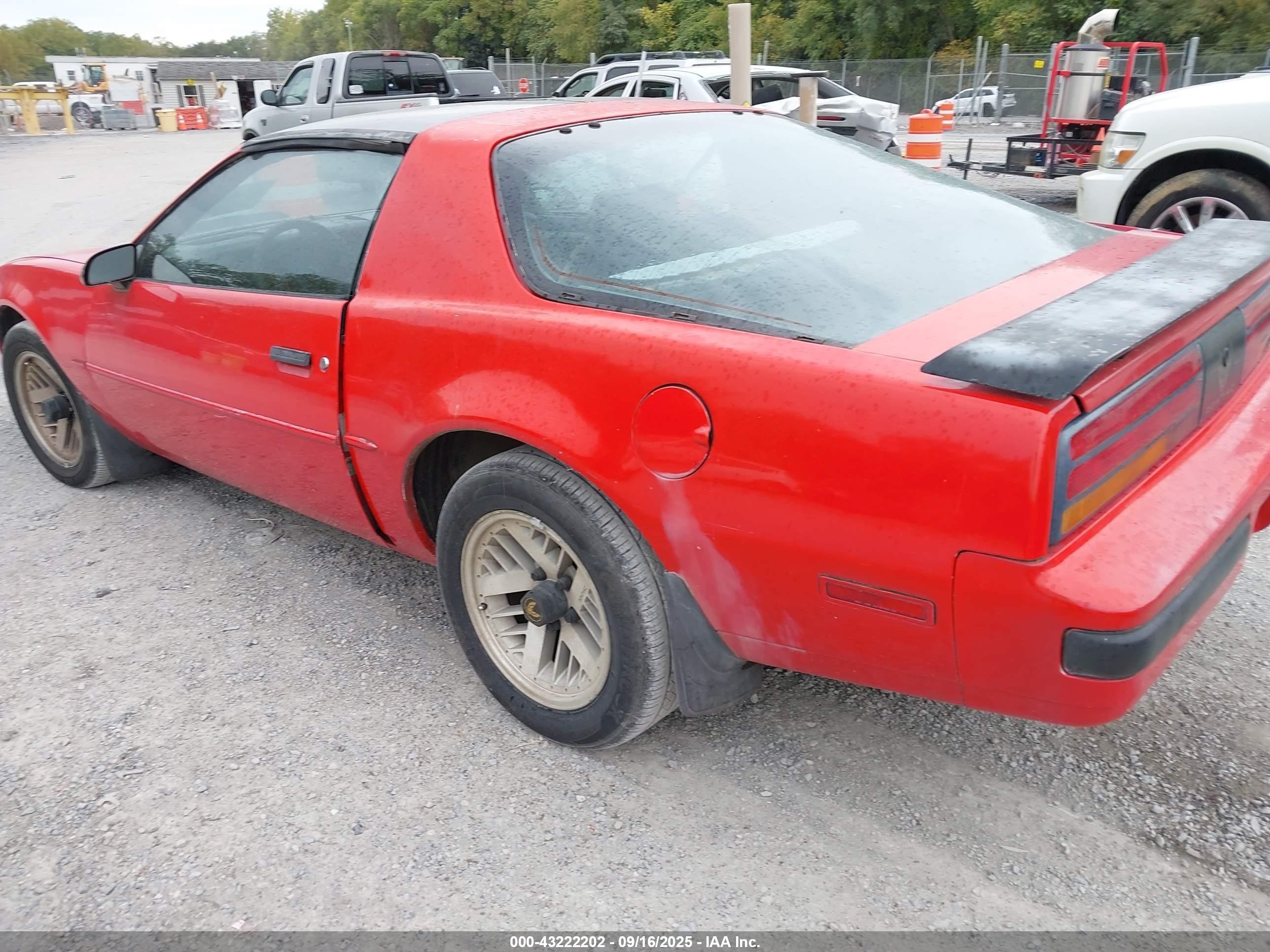 1988 Pontiac Firebird   Red vin: 1G2FS21F3JL219625