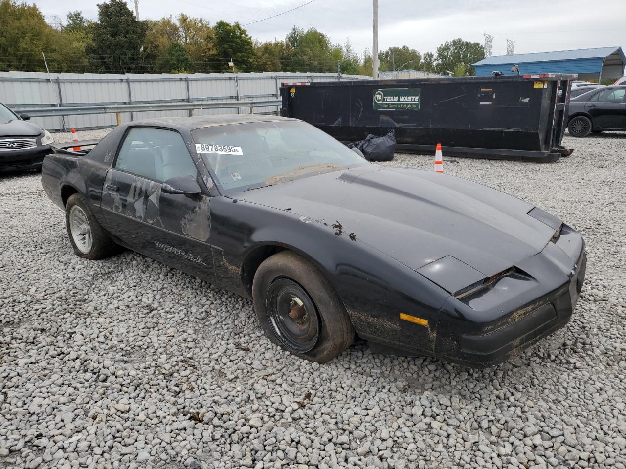 1989 Pontiac Firebird Formula Black vin: 1G2FS21F5KL223725