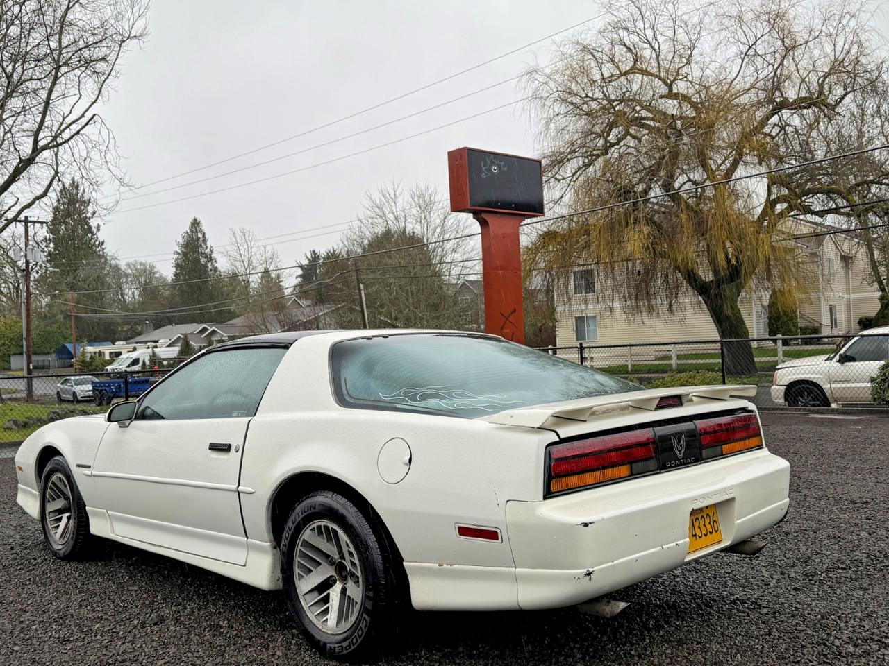 1989 Pontiac Firebird White vin: 1G2FS21S4KL233773