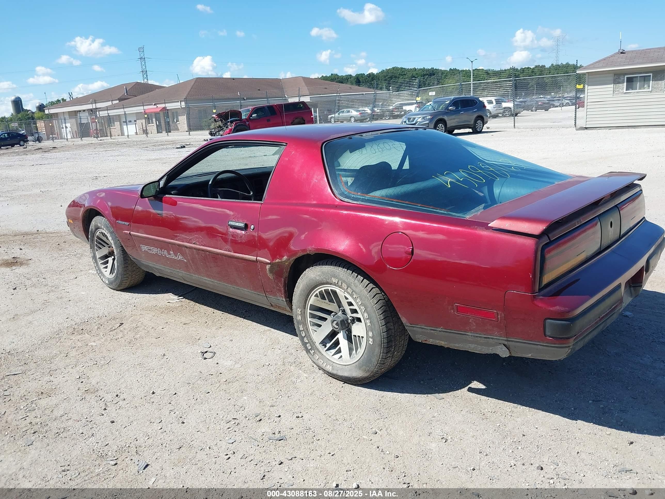 1988 Pontiac Firebird   Red vin: 1G2FS21S8JL244435