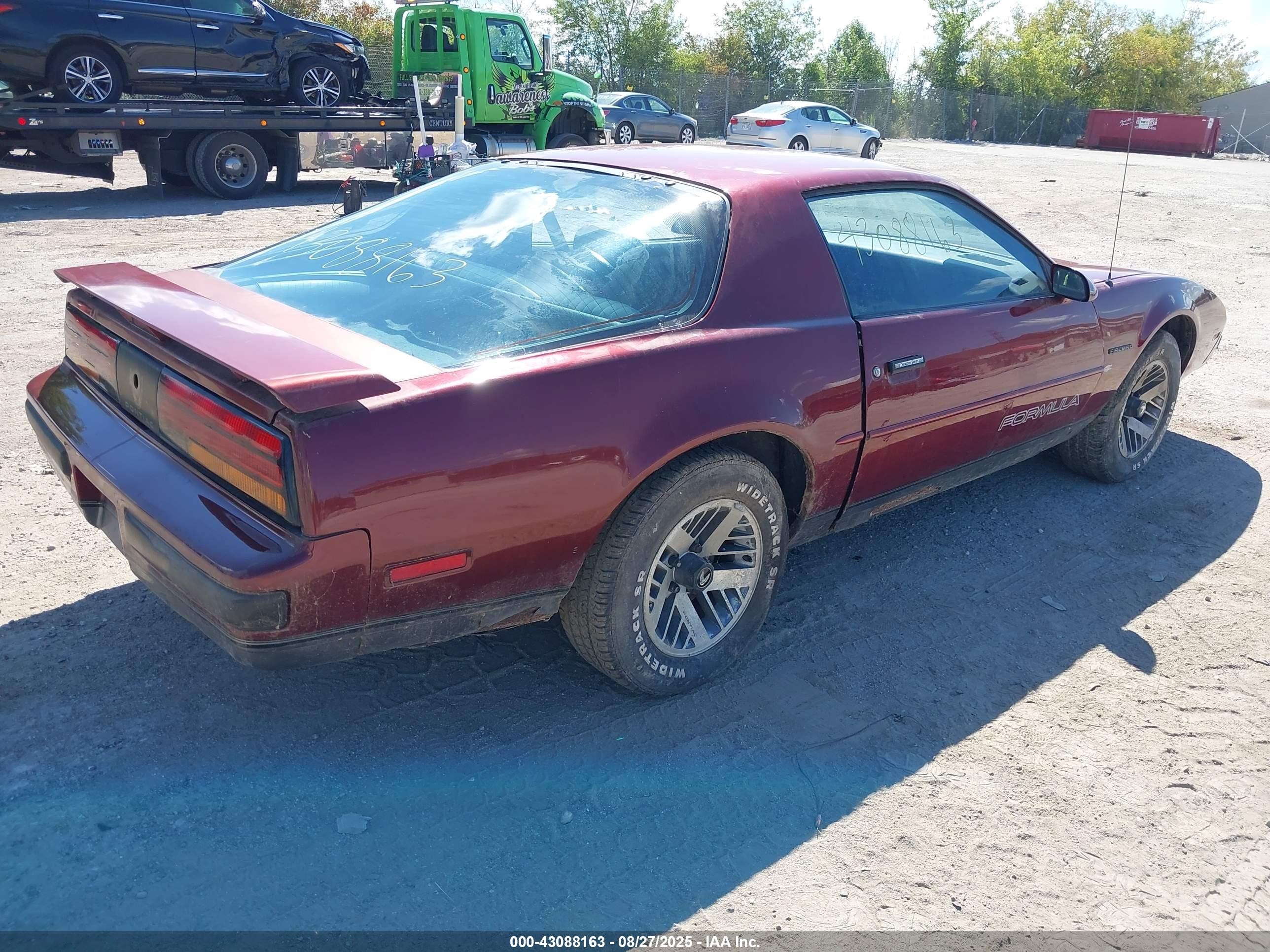 1988 Pontiac Firebird   Red vin: 1G2FS21S8JL244435