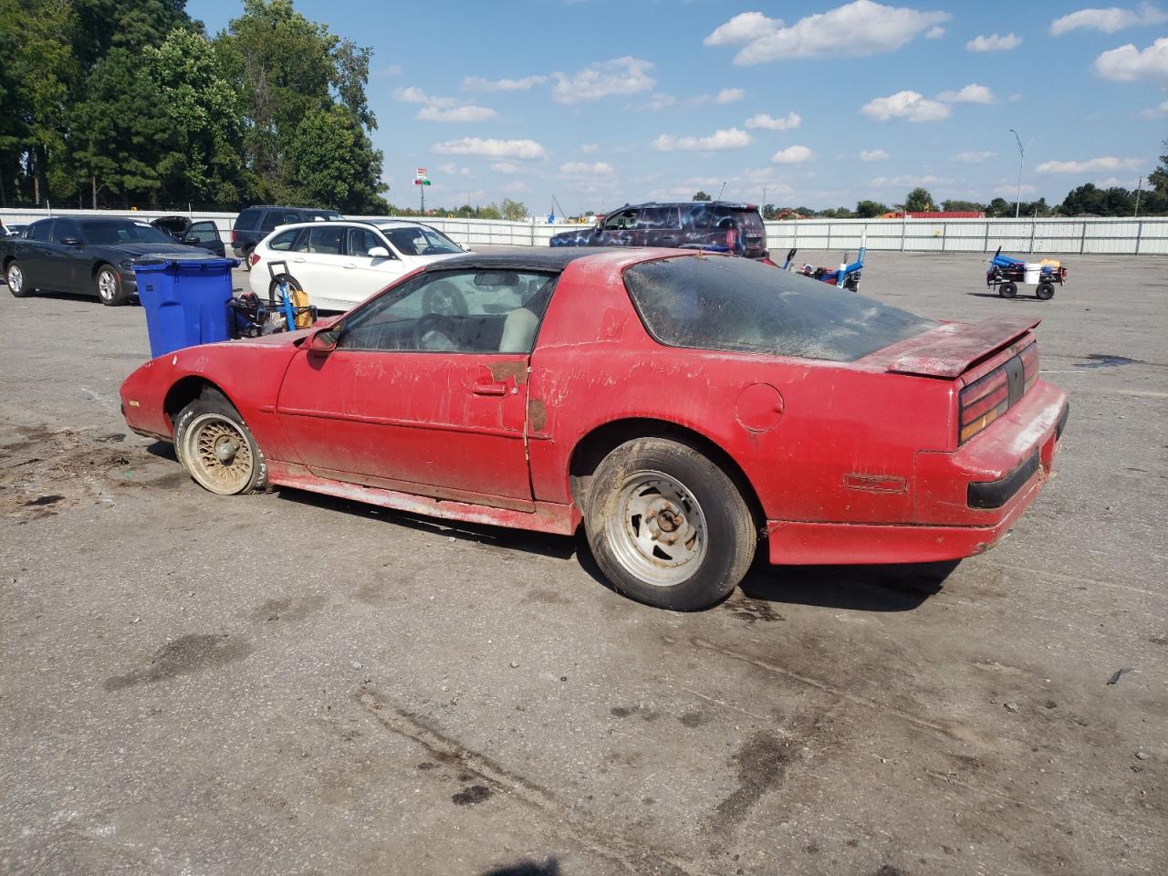 1990 Pontiac Firebird Base Red vin: 1G2FS23E2LL220450