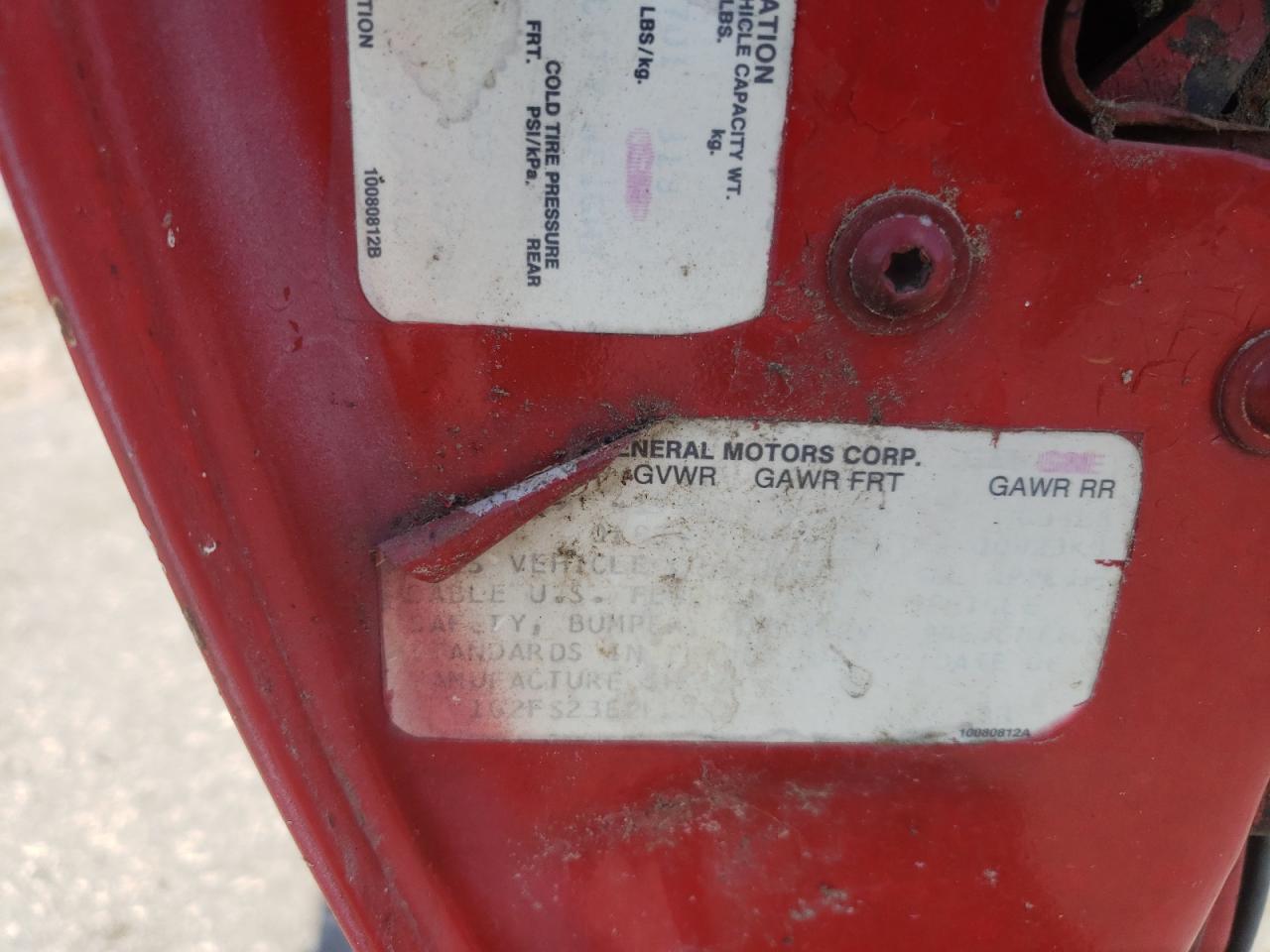 1990 Pontiac Firebird Base Red vin: 1G2FS23E2LL220450
