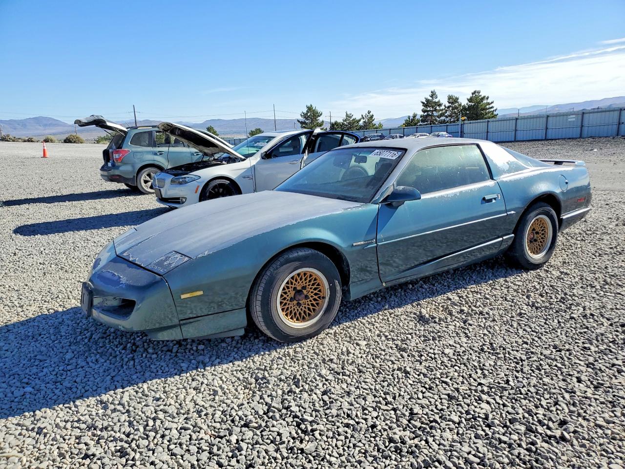 1992 Pontiac Firebird Base Green vin: 1G2FS23E2NL227403
