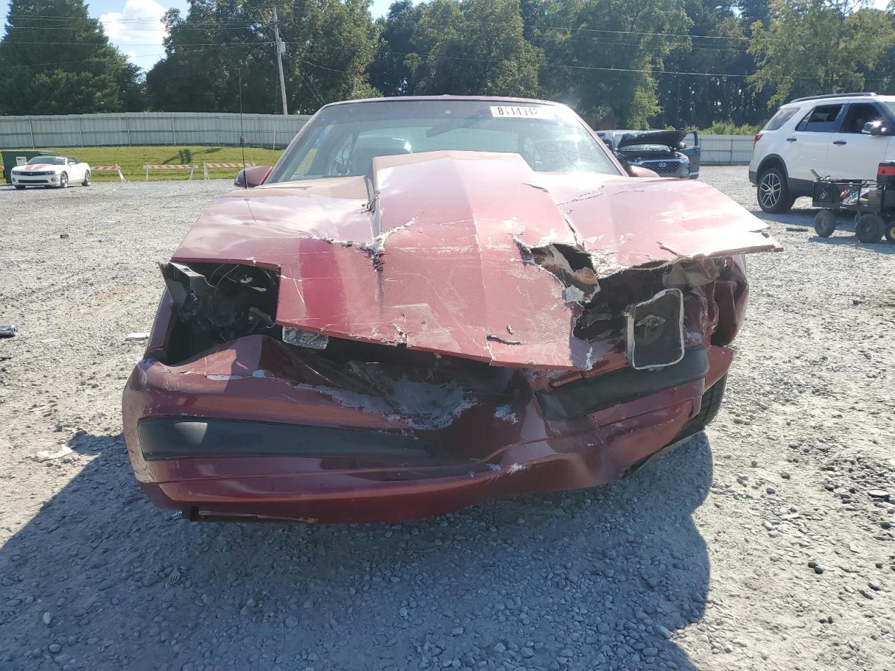 1990 Pontiac Firebird Base Red vin: 1G2FS23E7LL201473