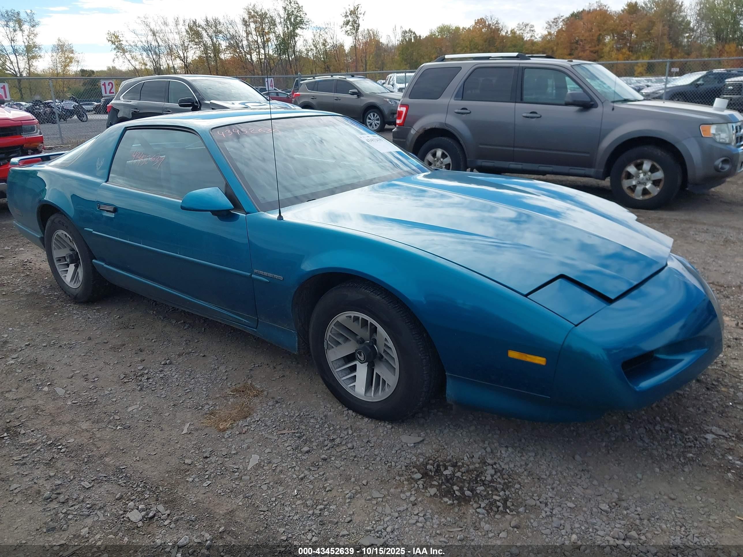 1992 Pontiac Firebird Formula Синий vin: 1G2FS23E7NL226294