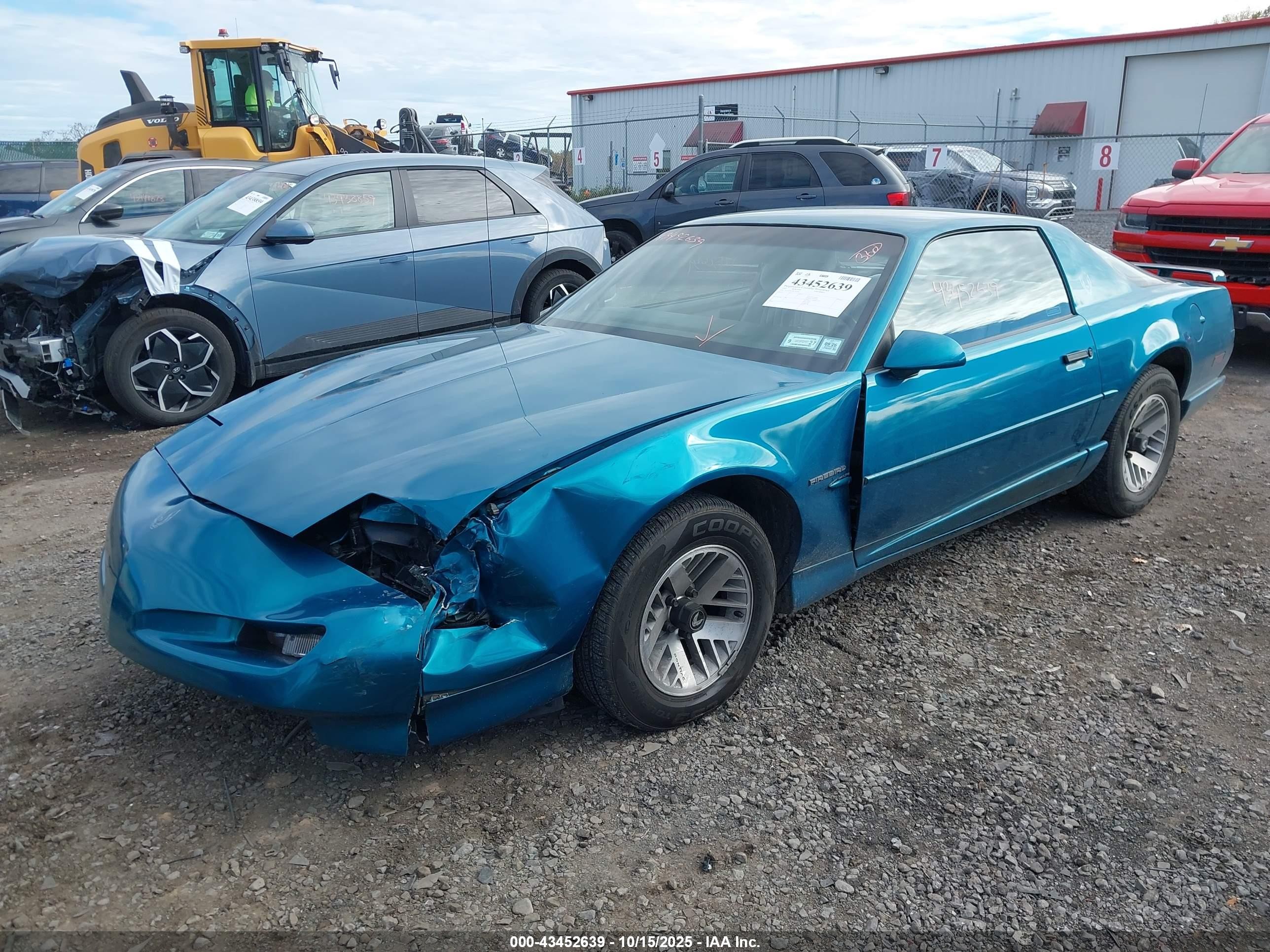 1992 Pontiac Firebird Formula Blue vin: 1G2FS23E7NL226294