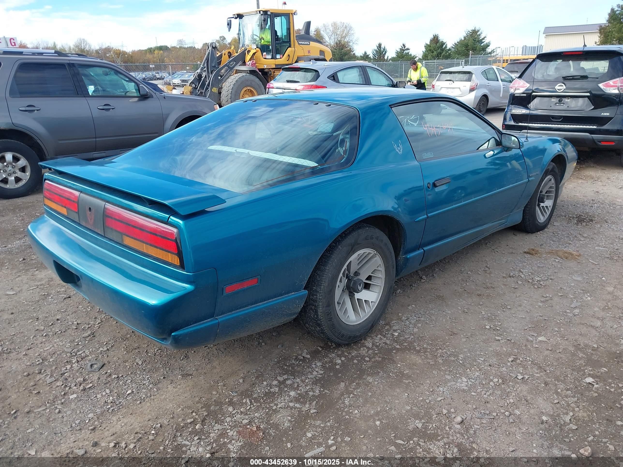 1992 Pontiac Firebird Formula Blue vin: 1G2FS23E7NL226294