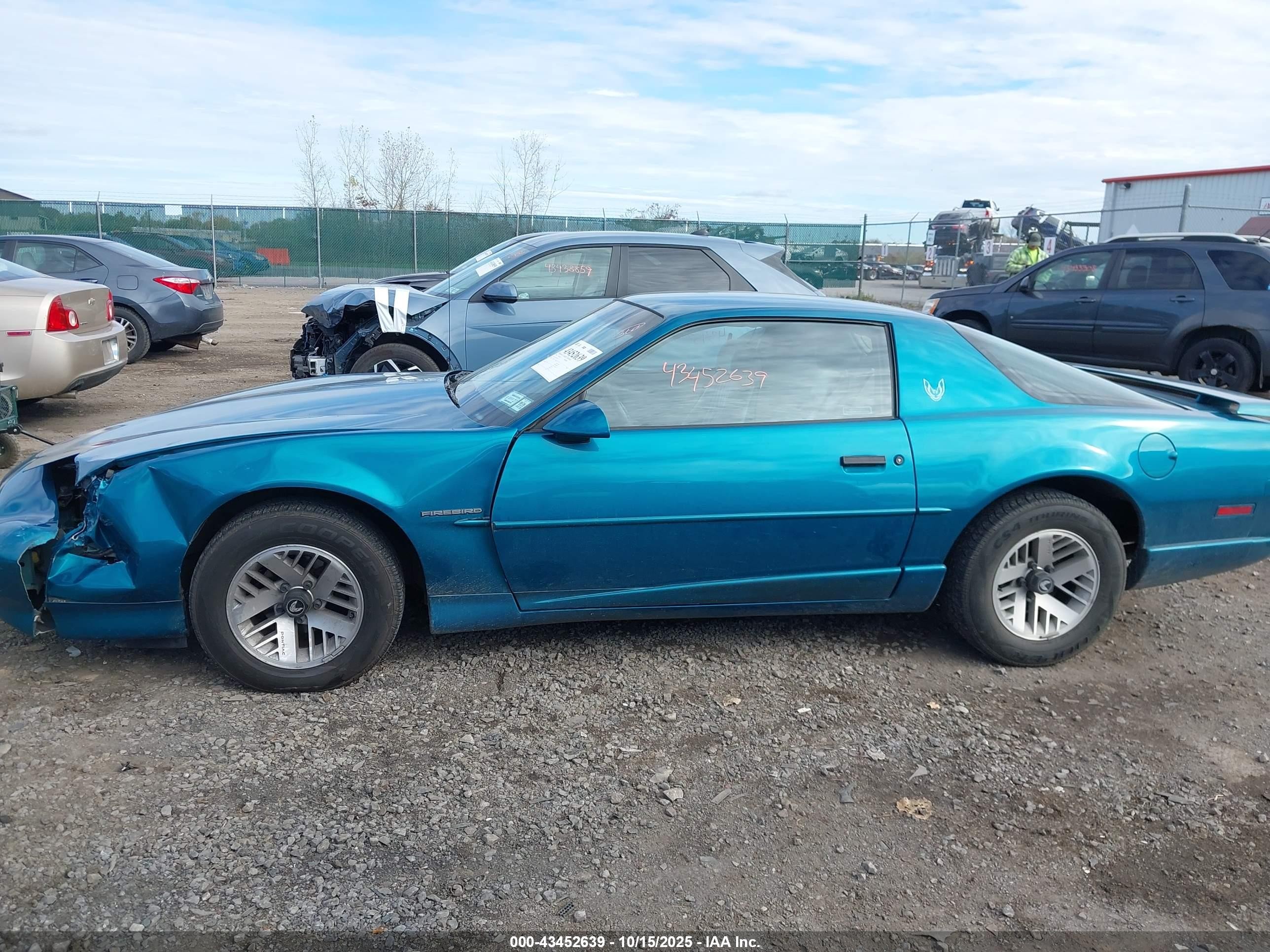 1992 Pontiac Firebird Formula Blue vin: 1G2FS23E7NL226294