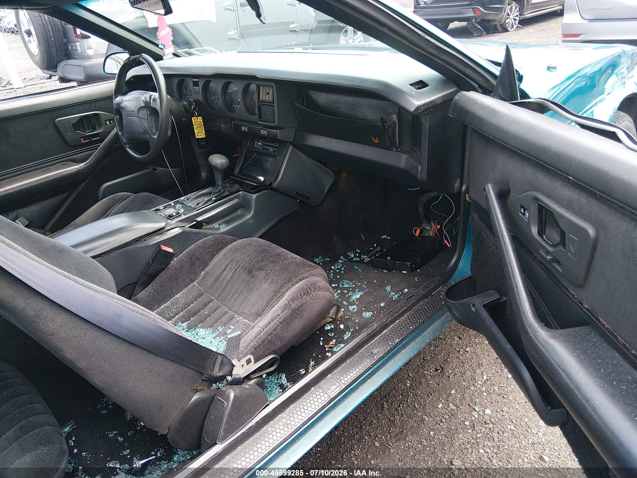1992 Pontiac Firebird Formula Teal vin: 1G2FS23E8NL219418