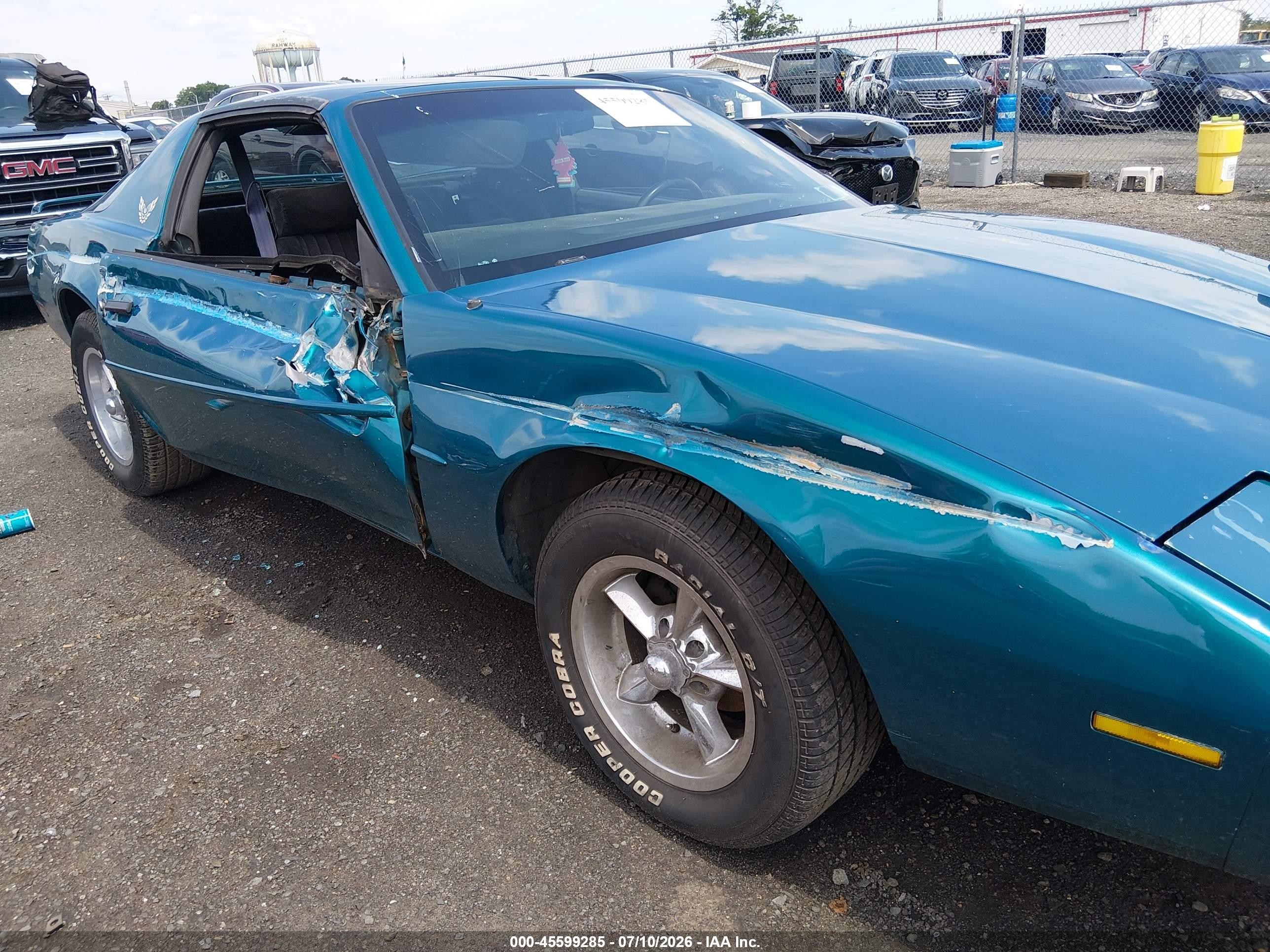 1992 Pontiac Firebird Formula Teal vin: 1G2FS23E8NL219418