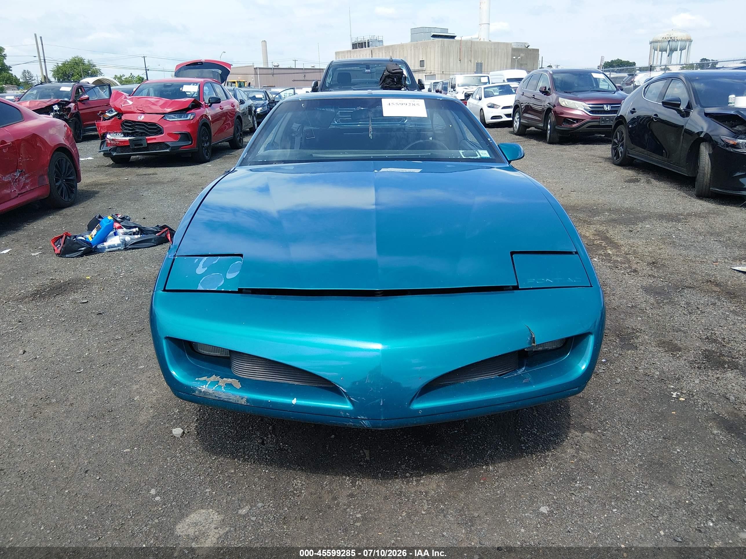 1992 Pontiac Firebird Formula Teal vin: 1G2FS23E8NL219418