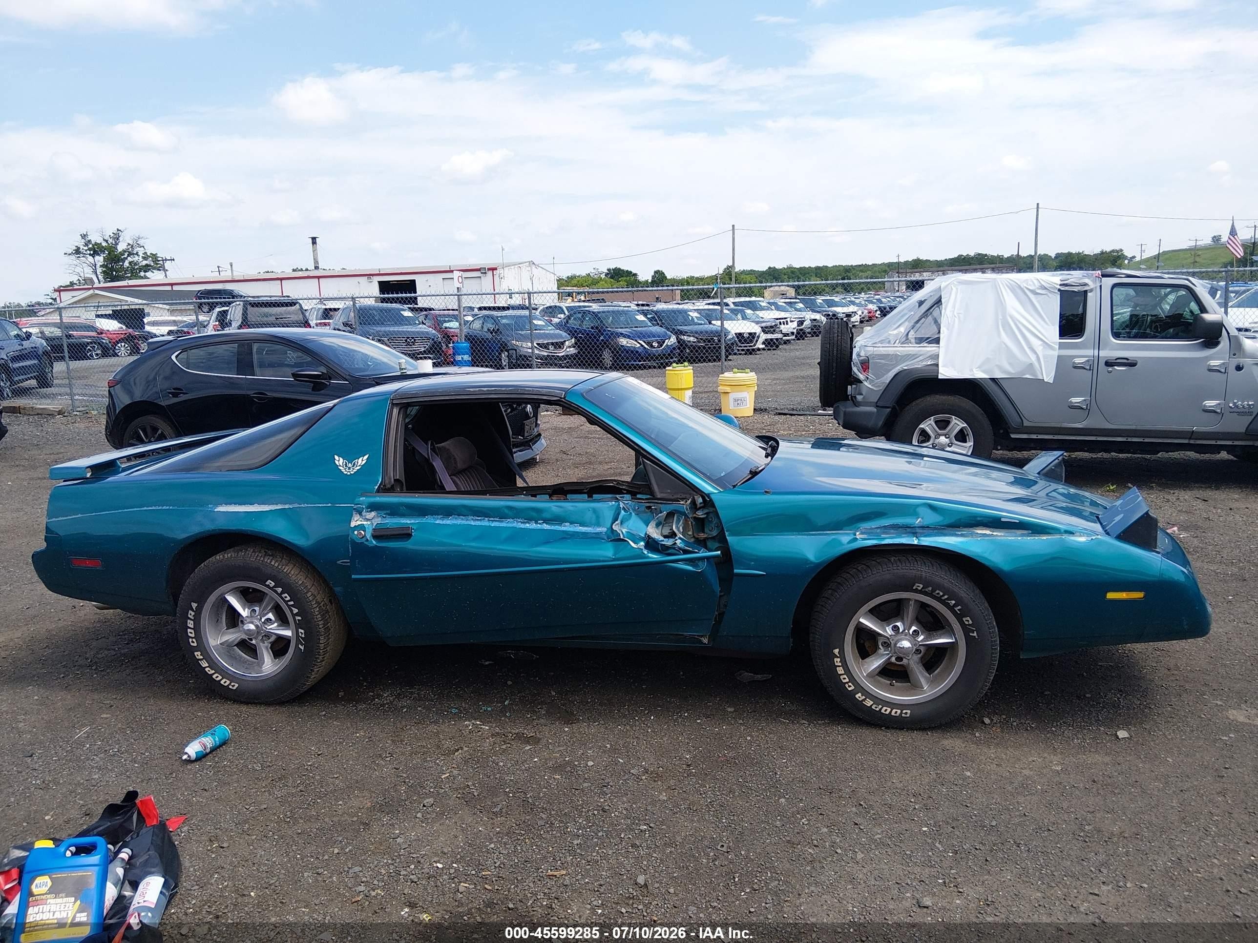 1992 Pontiac Firebird Formula Teal vin: 1G2FS23E8NL219418