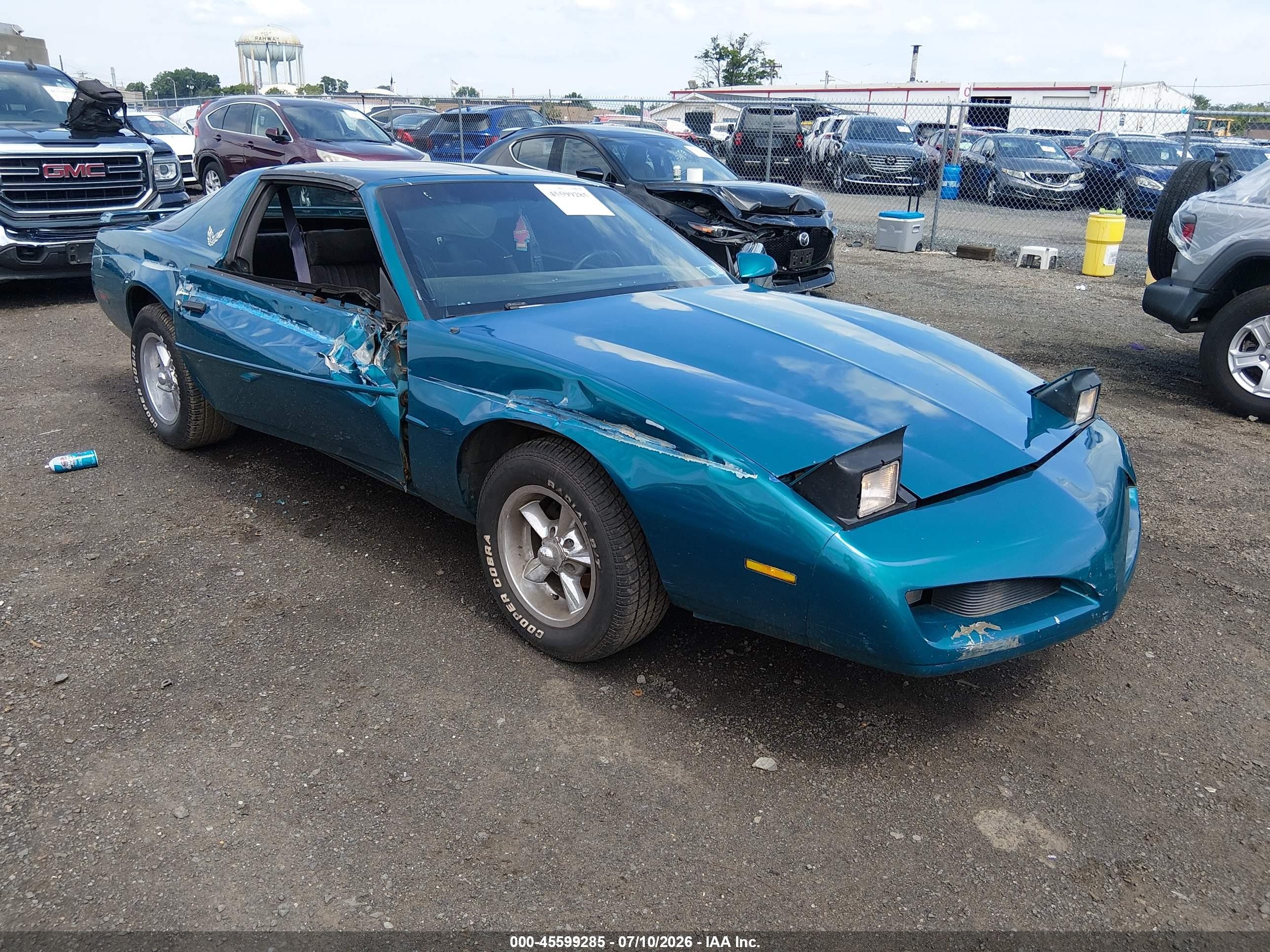 1992 Pontiac Firebird Formula Teal vin: 1G2FS23E8NL219418